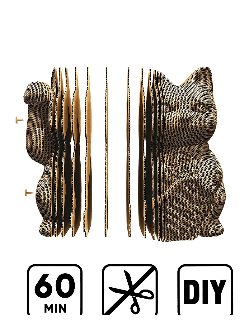 Cartonic - Cartonic 3D Puzzle LUCKY CAT - brown - 5