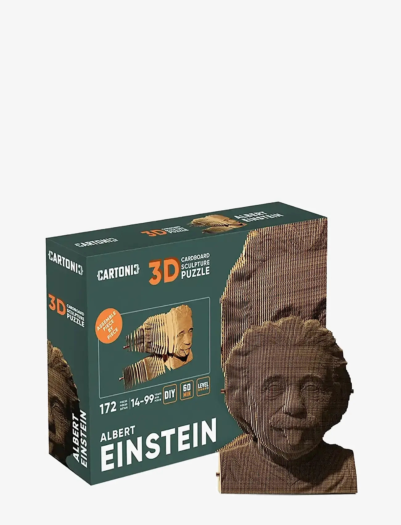 Cartonic - Cartonic 3D Puzzle EINSTEIN - figurines en bois - brown - 0