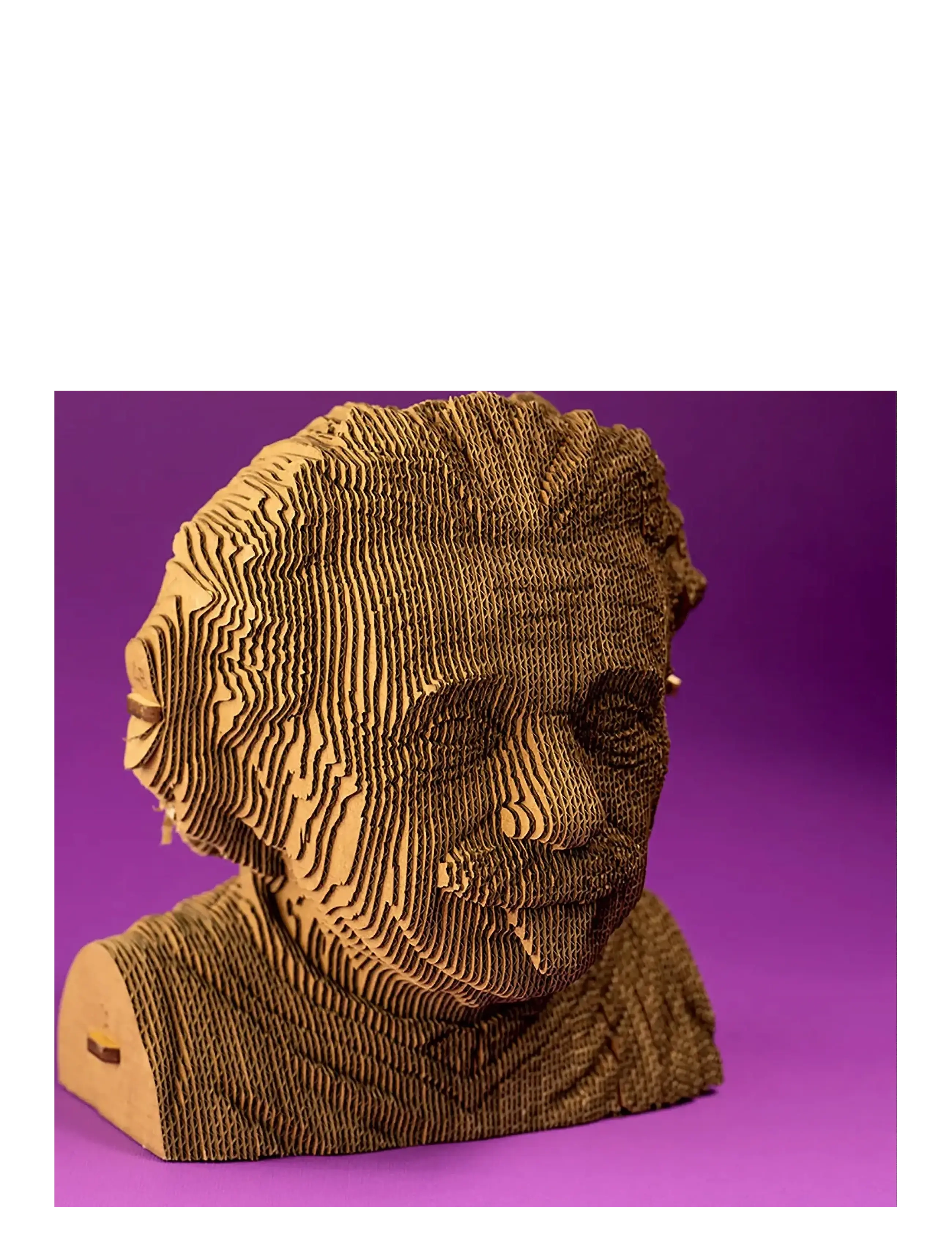 Cartonic - Cartonic 3D Puzzle EINSTEIN - wooden figures - brown - 3