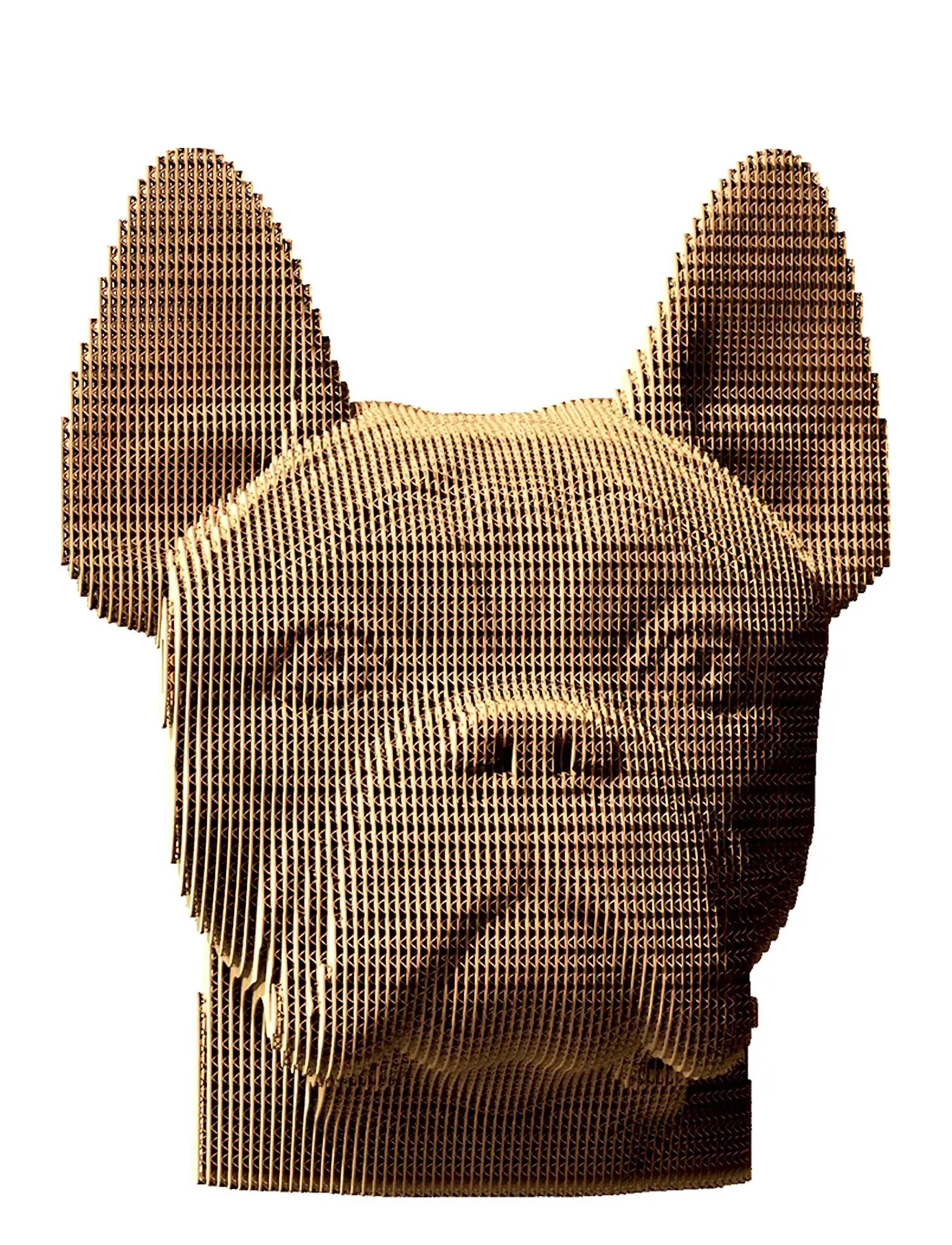 Cartonic - Cartonic 3D Pussel BULLDOG - träfigurer - brown - 1