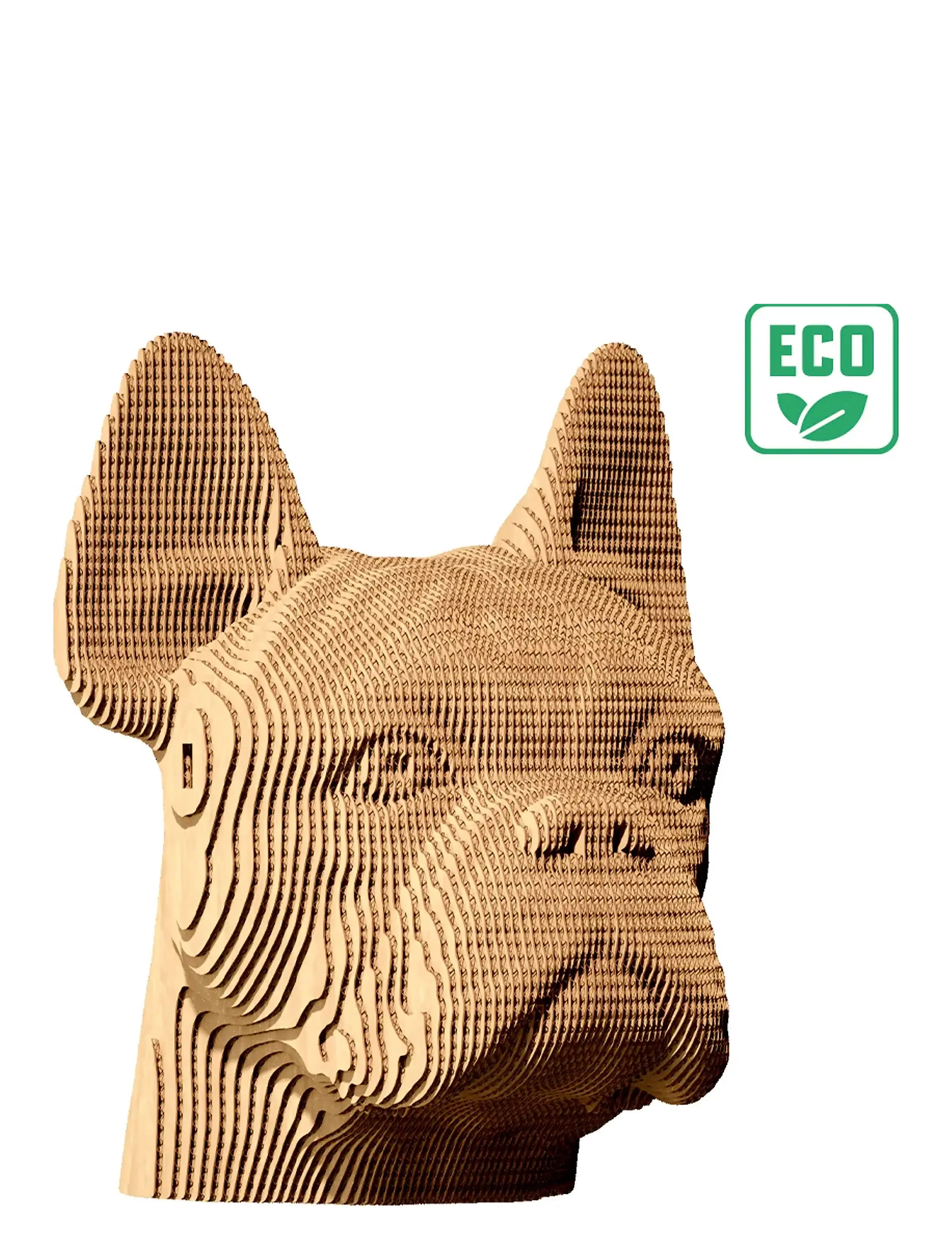Cartonic - Cartonic 3D Pussel BULLDOG - träfigurer - brown - 2