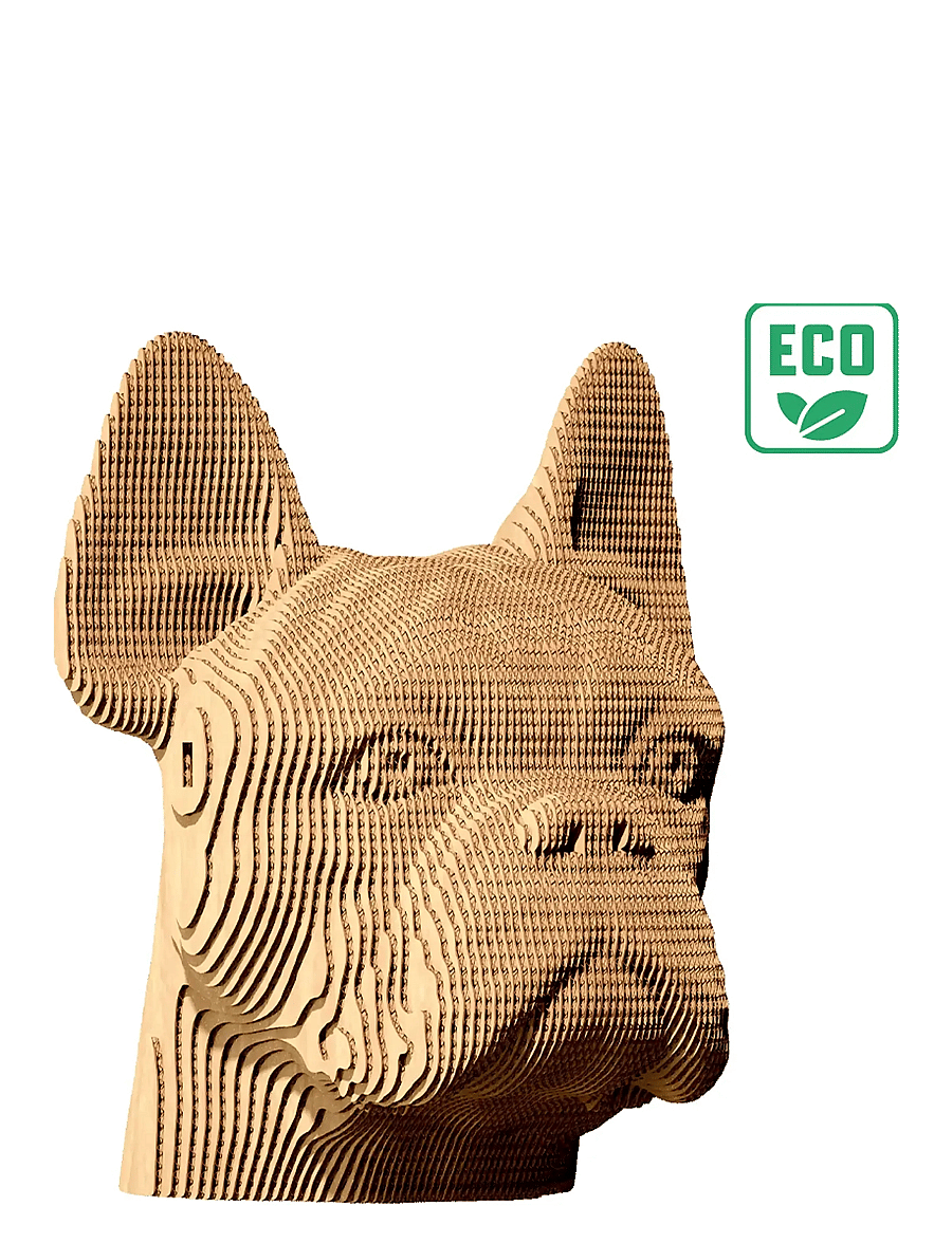 Cartonic - Cartonic 3D Puzzle BULLDOG - holzfiguren - brown - 2