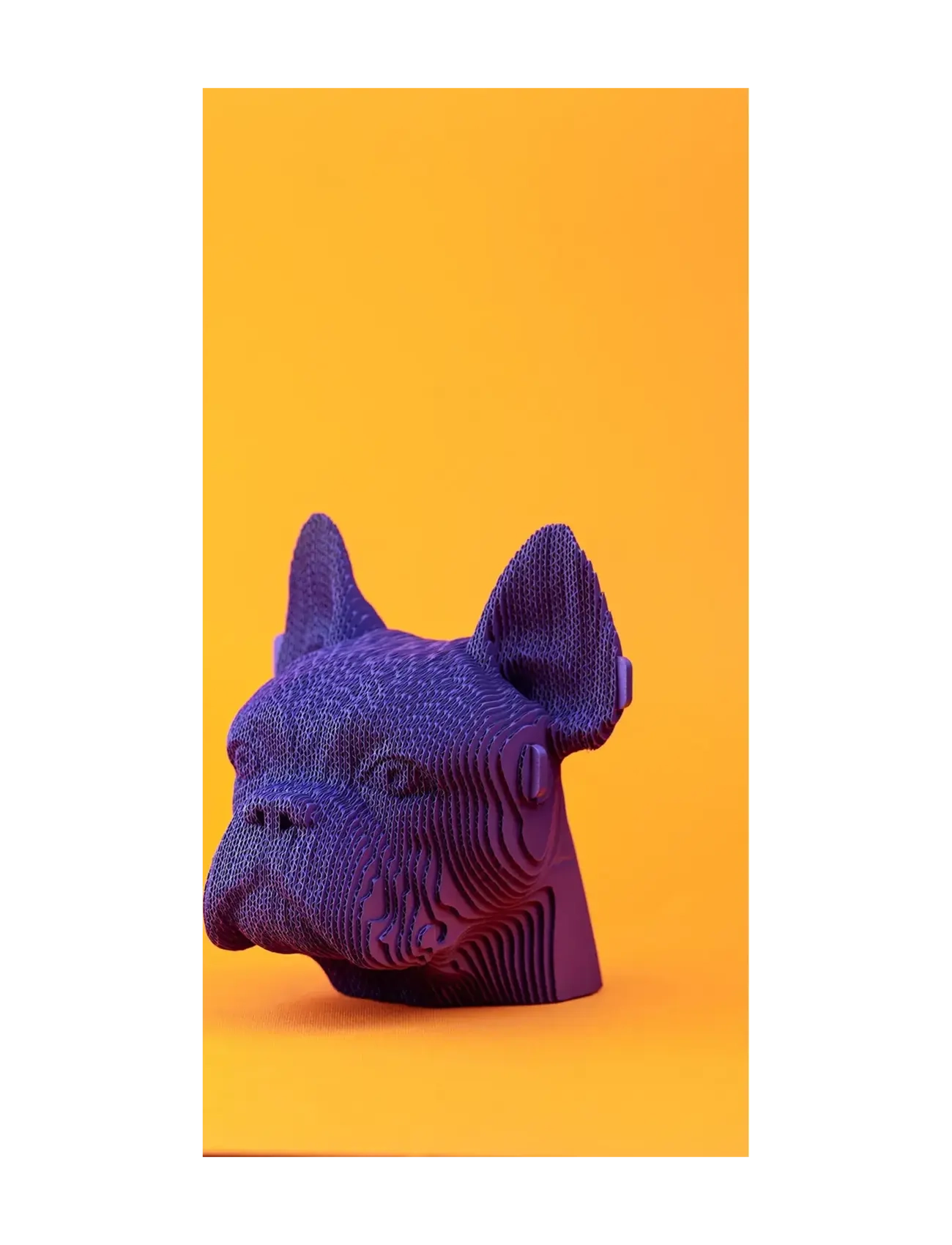 Cartonic - Cartonic 3D Pussel BULLDOG - träfigurer - brown - 5