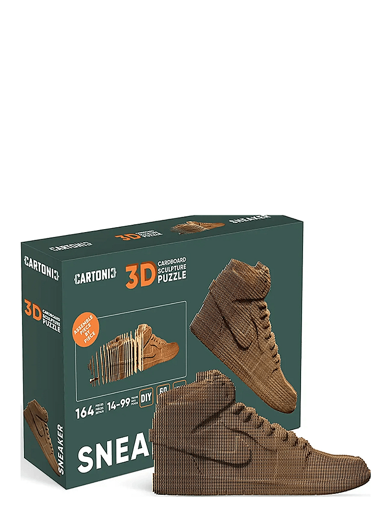 Cartonic - Cartonic 3D Puzzle SNEAKER - wooden figures - brown - 0