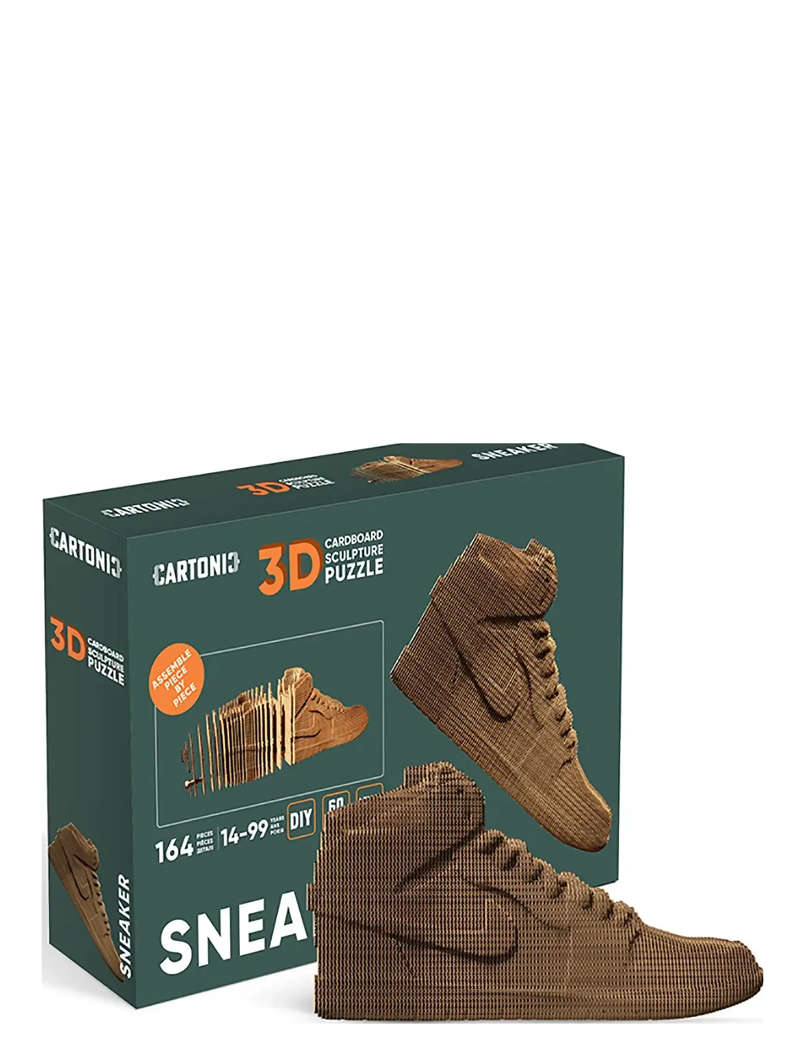 Cartonic Cartonic 3D Puslespil SNEAKER - Julegave - BROWN / brown