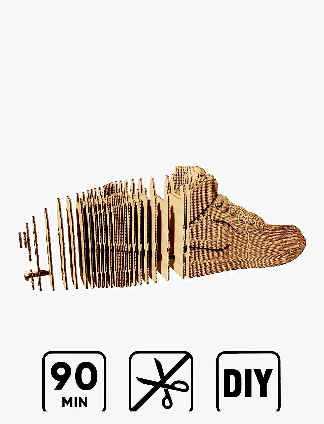 Cartonic - Cartonic 3D Puzzle SNEAKER - wooden figures - brown - 2