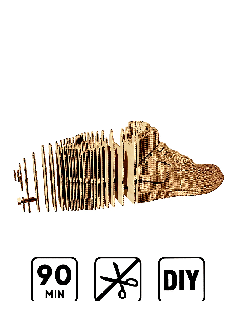 Cartonic - Cartonic 3D Puzzle SNEAKER - wooden figures - brown - 2