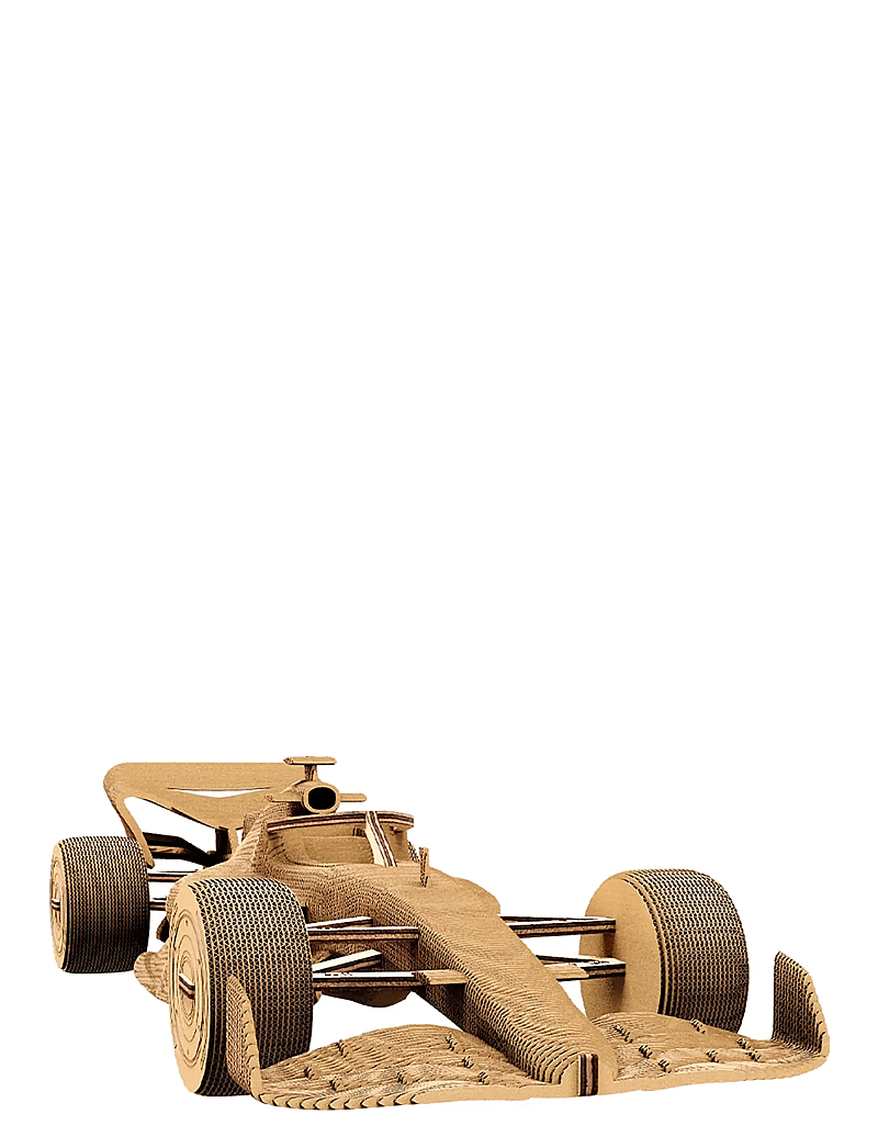 Cartonic - Cartonic 3D Puzzle RACECAR - holzfiguren - brown - 1