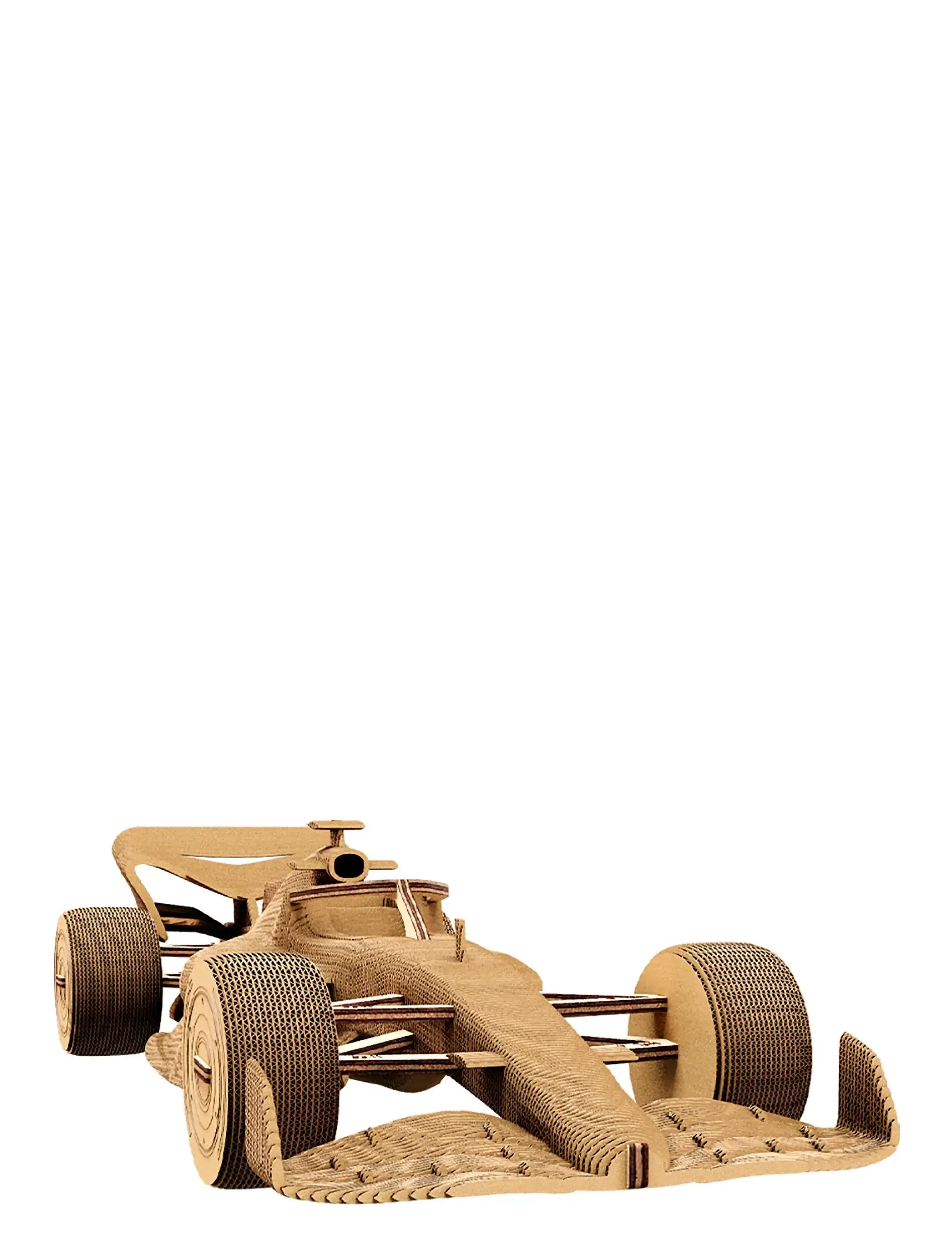 Cartonic - Cartonic 3D Pussel RACERBIL - träfigurer - brown - 1