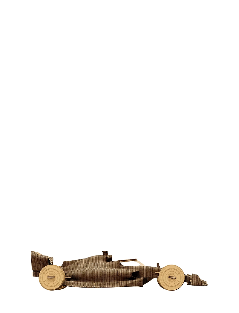 Cartonic - Cartonic 3D Puzzle RACECAR - holzfiguren - brown - 3