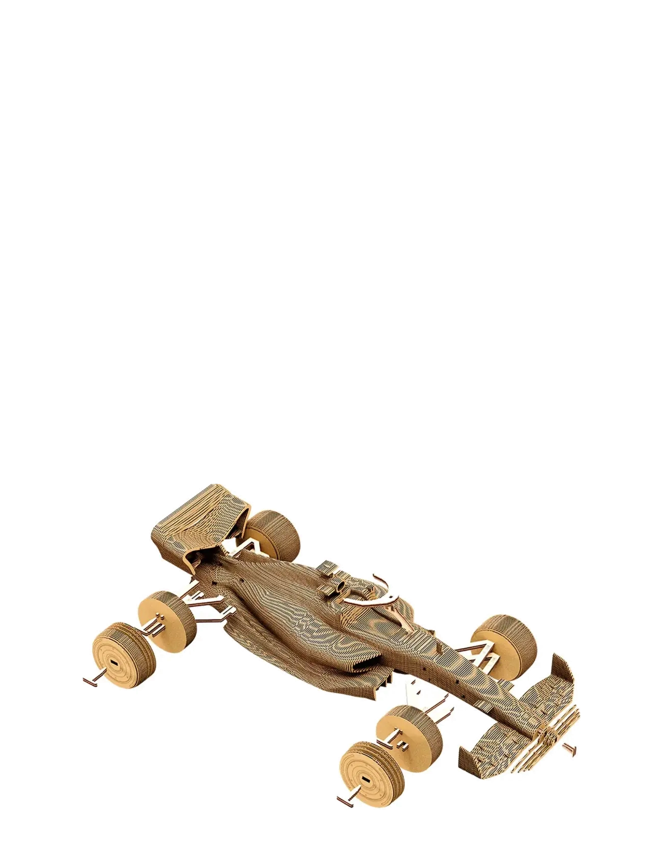 Cartonic - Cartonic 3D Pussel RACERBIL - träfigurer - brown - 4