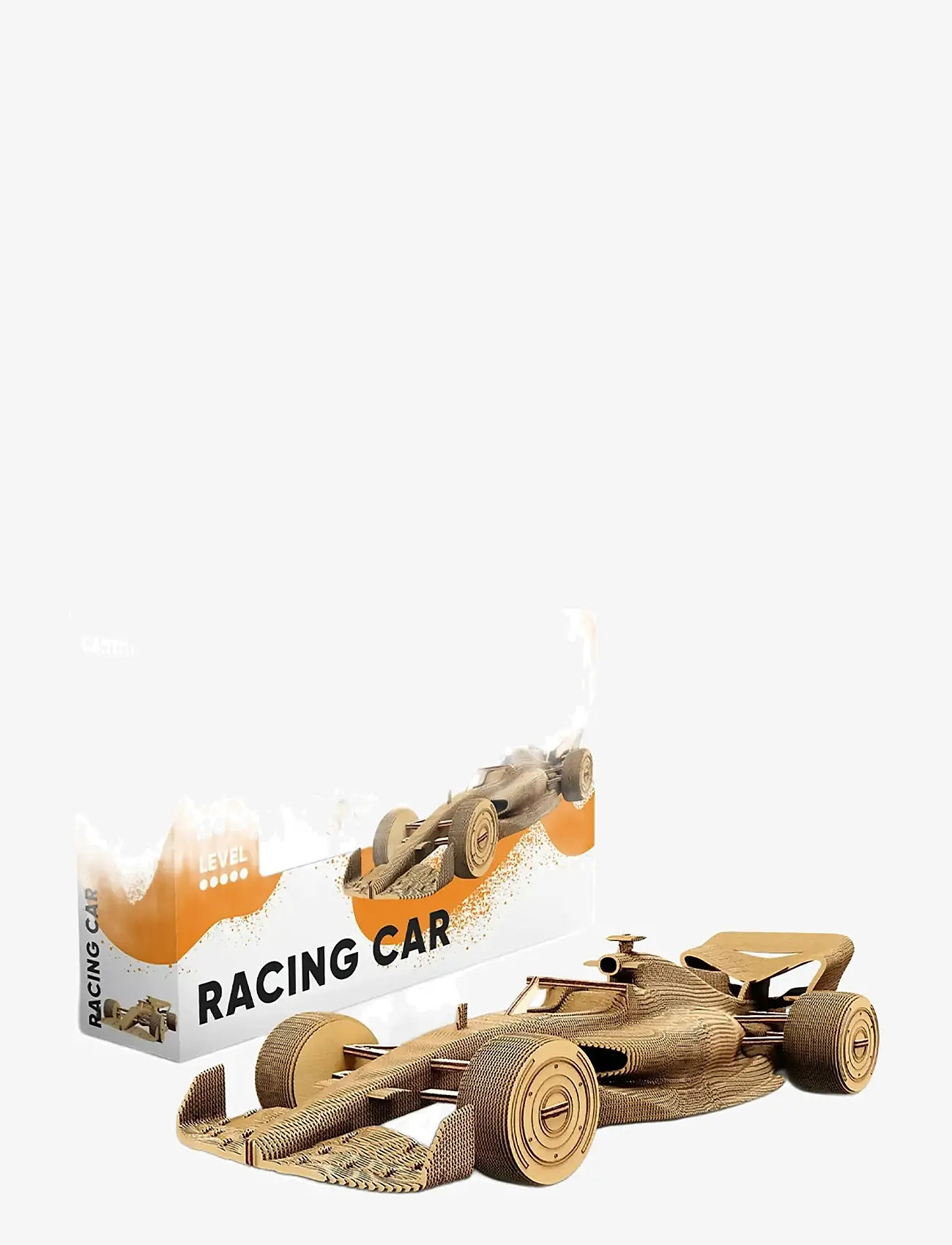 Cartonic - Cartonic 3D Puzzle RACECAR - holzfiguren - brown - 5