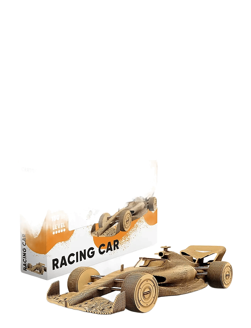 Cartonic - Cartonic 3D Puzzle RACECAR - holzfiguren - brown - 5
