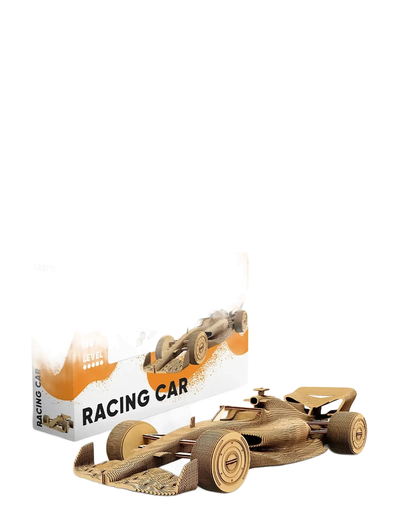 Cartonic - Cartonic 3D Pussel RACERBIL - träfigurer - brown - 5