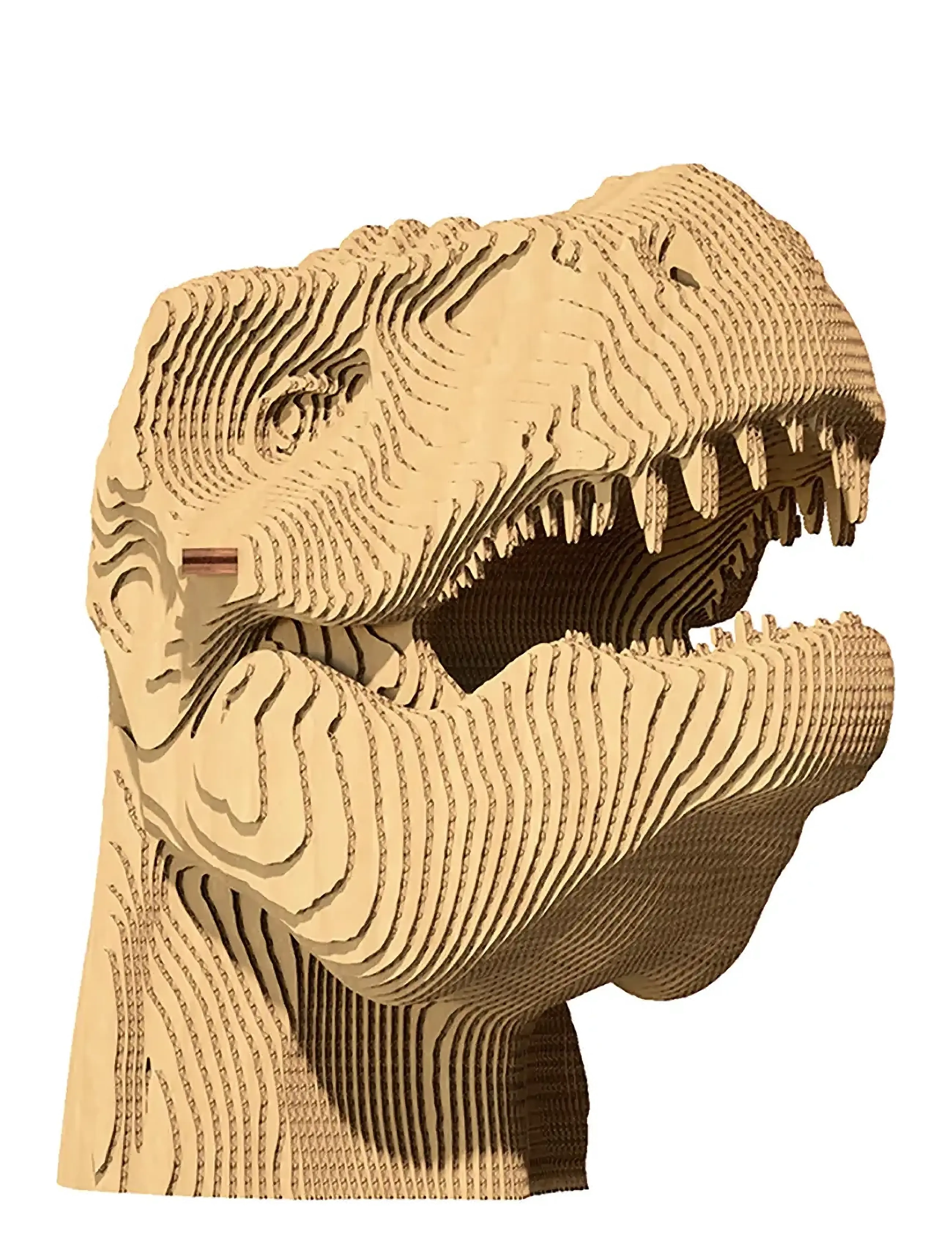 Cartonic - Cartonic 3D Puzzle T-REX - wooden figures - brown - 1
