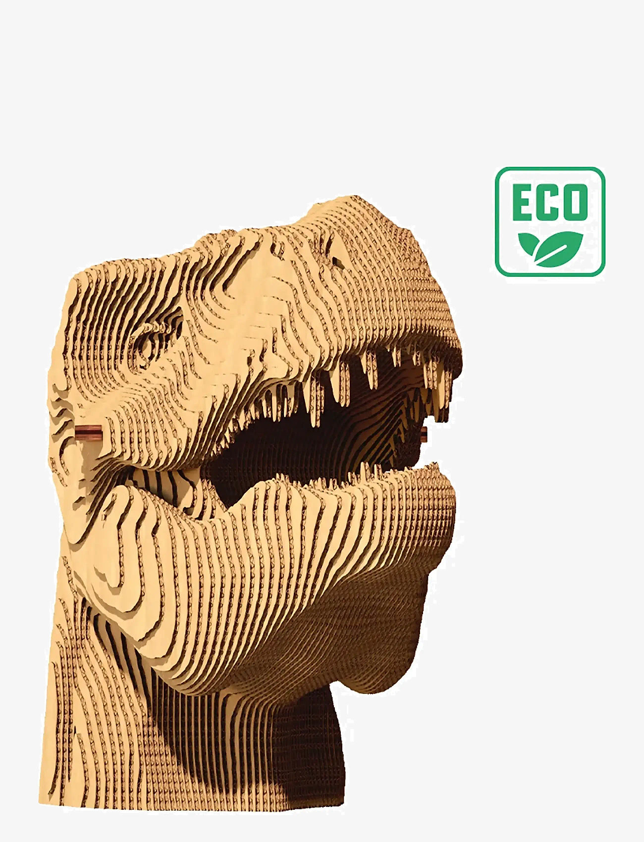 Cartonic - Cartonic 3D Puzzle T-REX - holzfiguren - brown - 3