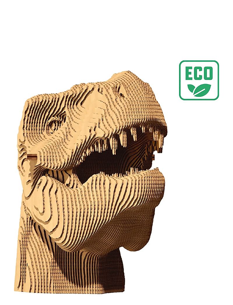 Cartonic - Cartonic 3D Puzzle T-REX - holzfiguren - brown - 3