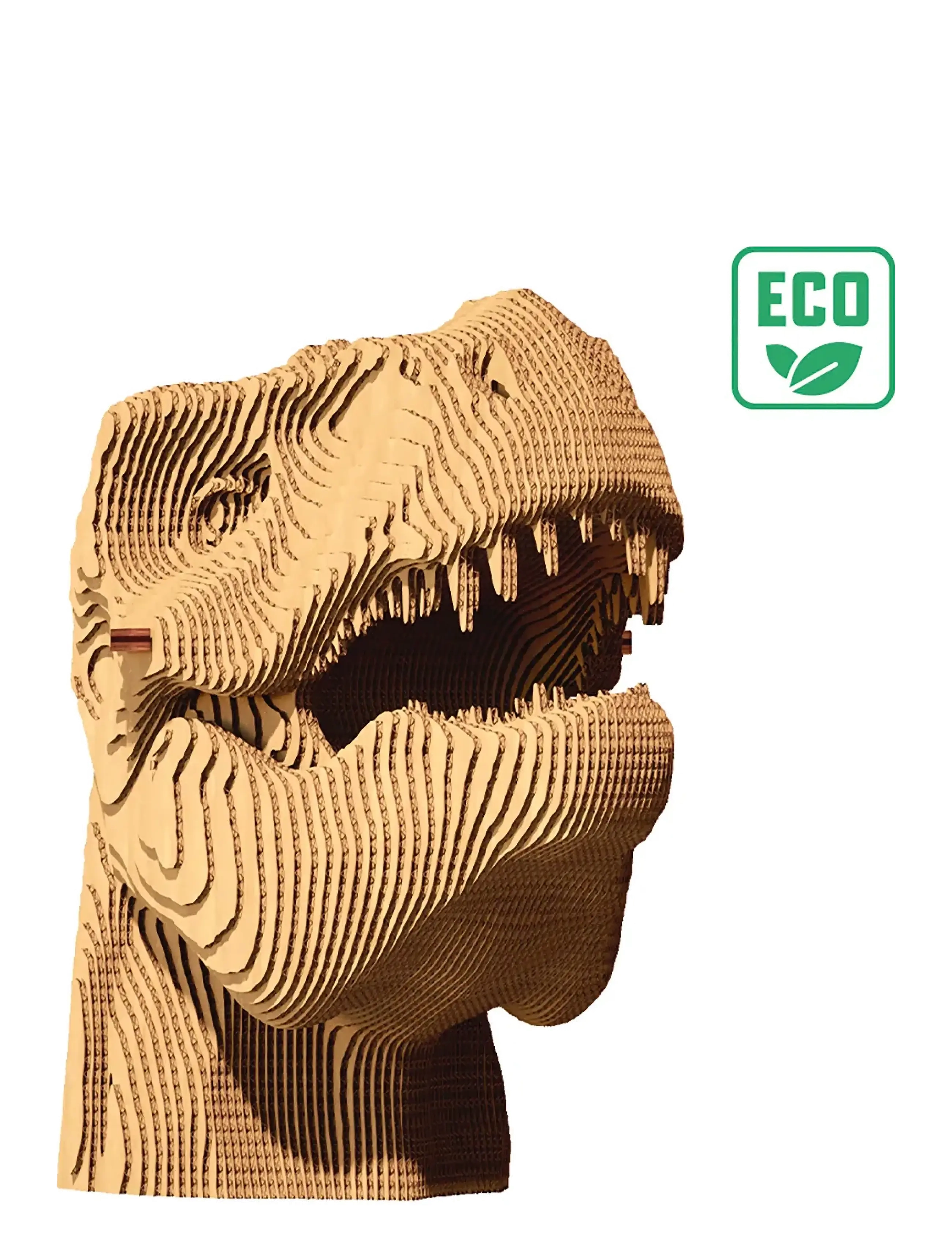 Cartonic - Cartonic 3D Puzzle T-REX - wooden figures - brown - 3