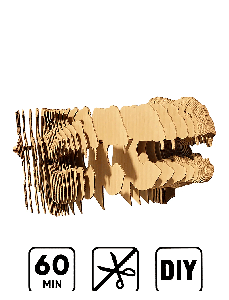 Cartonic - Cartonic 3D Puzzle T-REX - holzfiguren - brown - 4