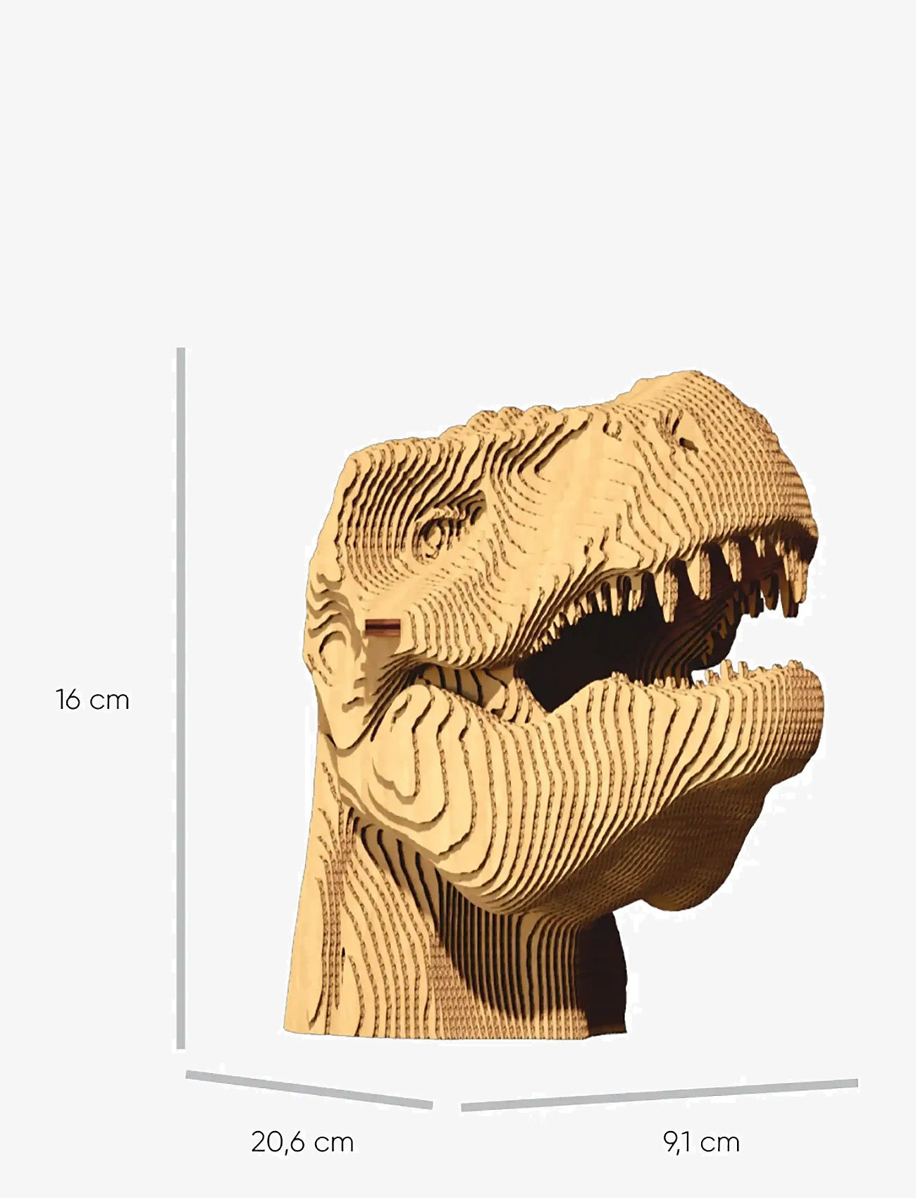 Cartonic - Cartonic 3D Puzzle T-REX - holzfiguren - brown - 5