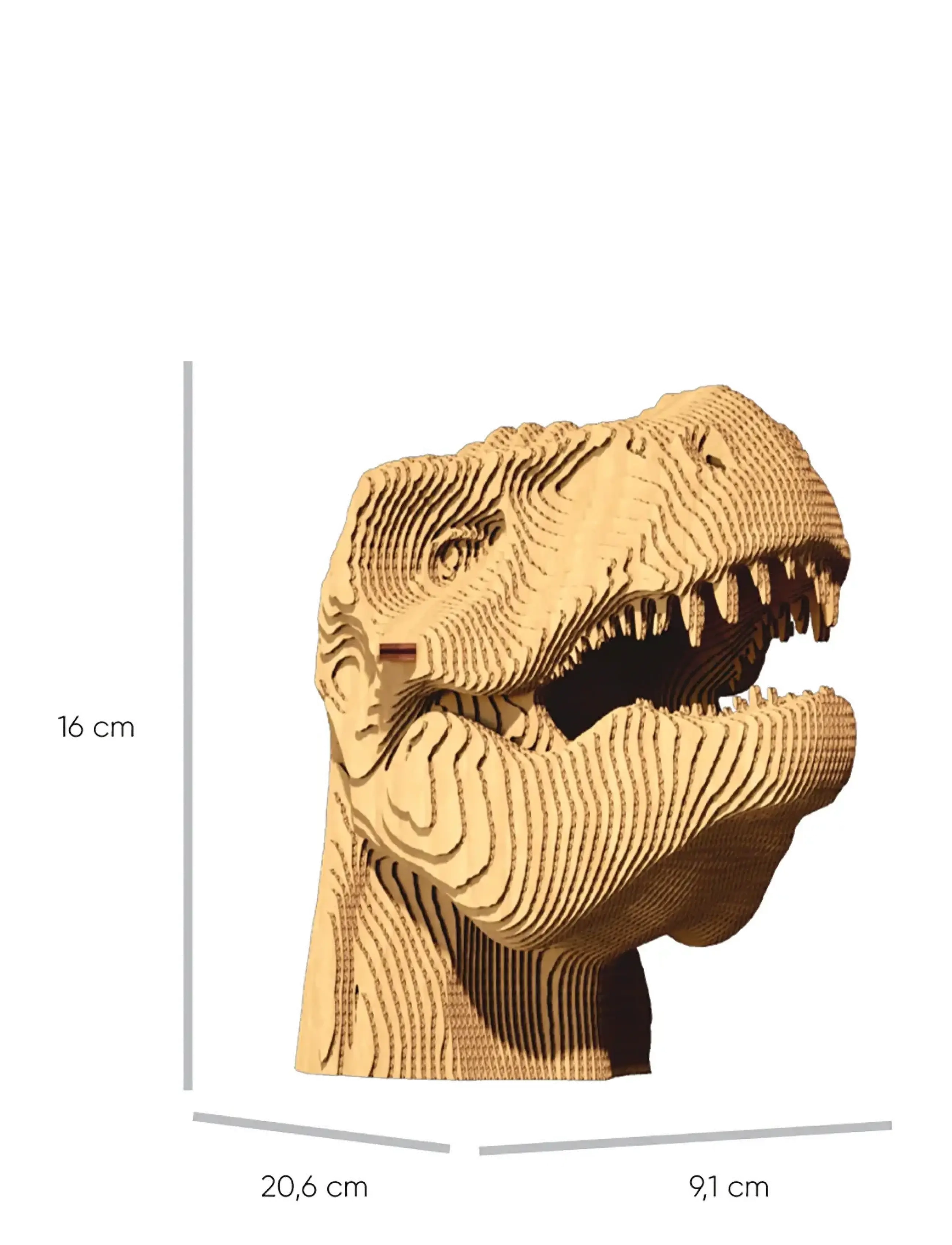 Cartonic - Cartonic 3D Puzzle T-REX - wooden figures - brown - 5