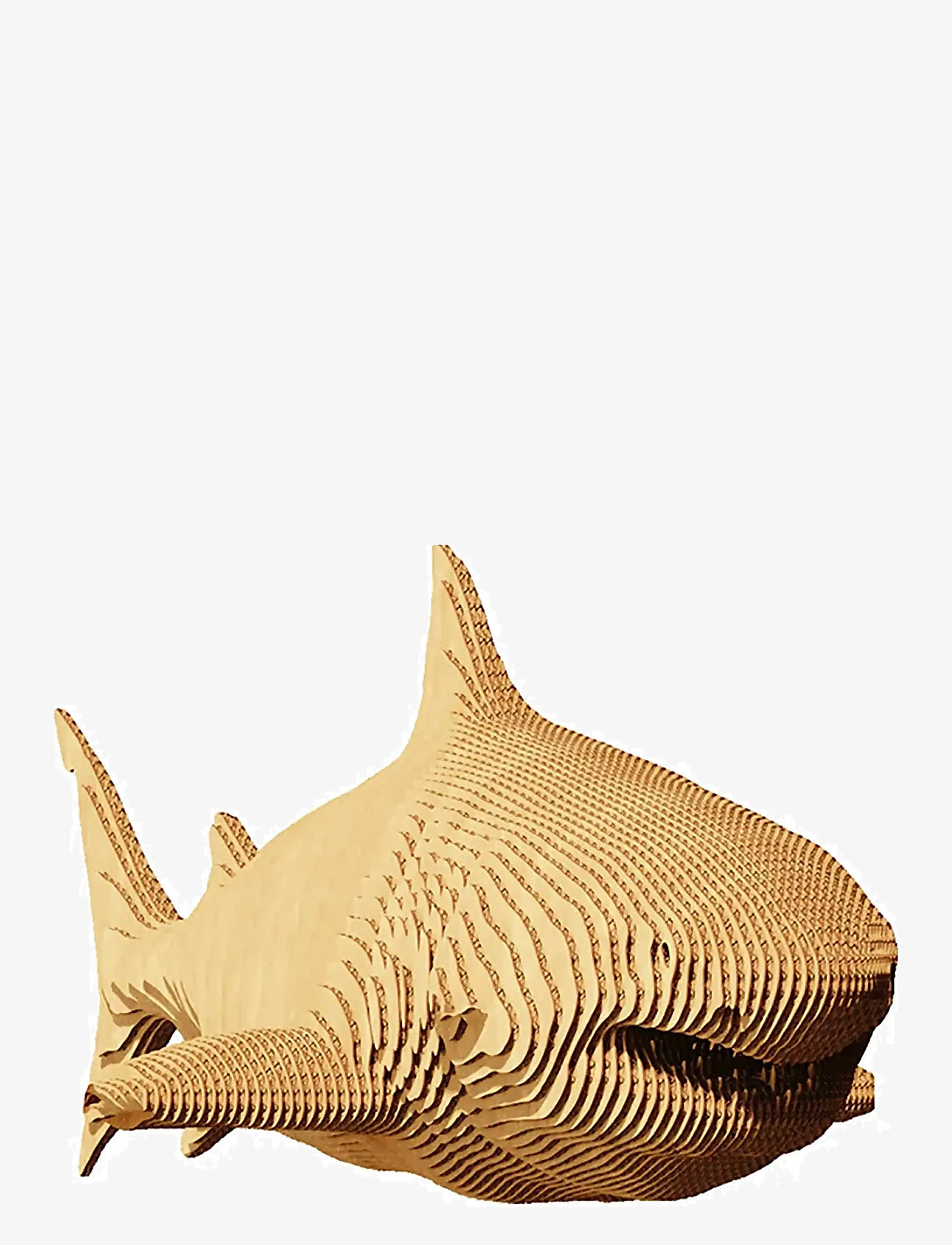 Cartonic - Cartonic 3D Pussel HAJ - träfigurer - brown - 2