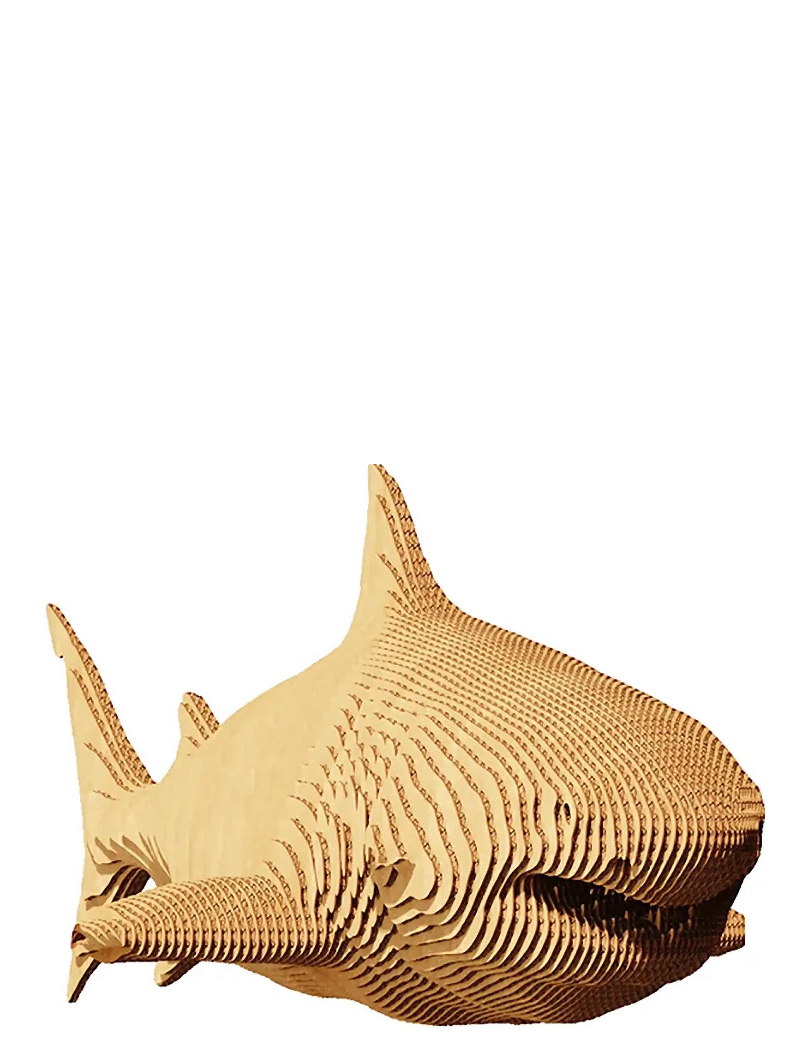 Cartonic - Cartonic 3D Pussel HAJ - träfigurer - brown - 3