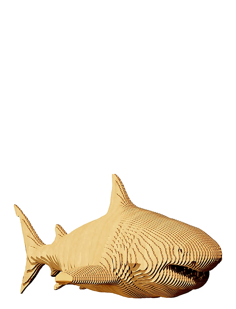 Cartonic - Cartonic 3D Puzzle SHARK - medinės statulėlės - brown - 4