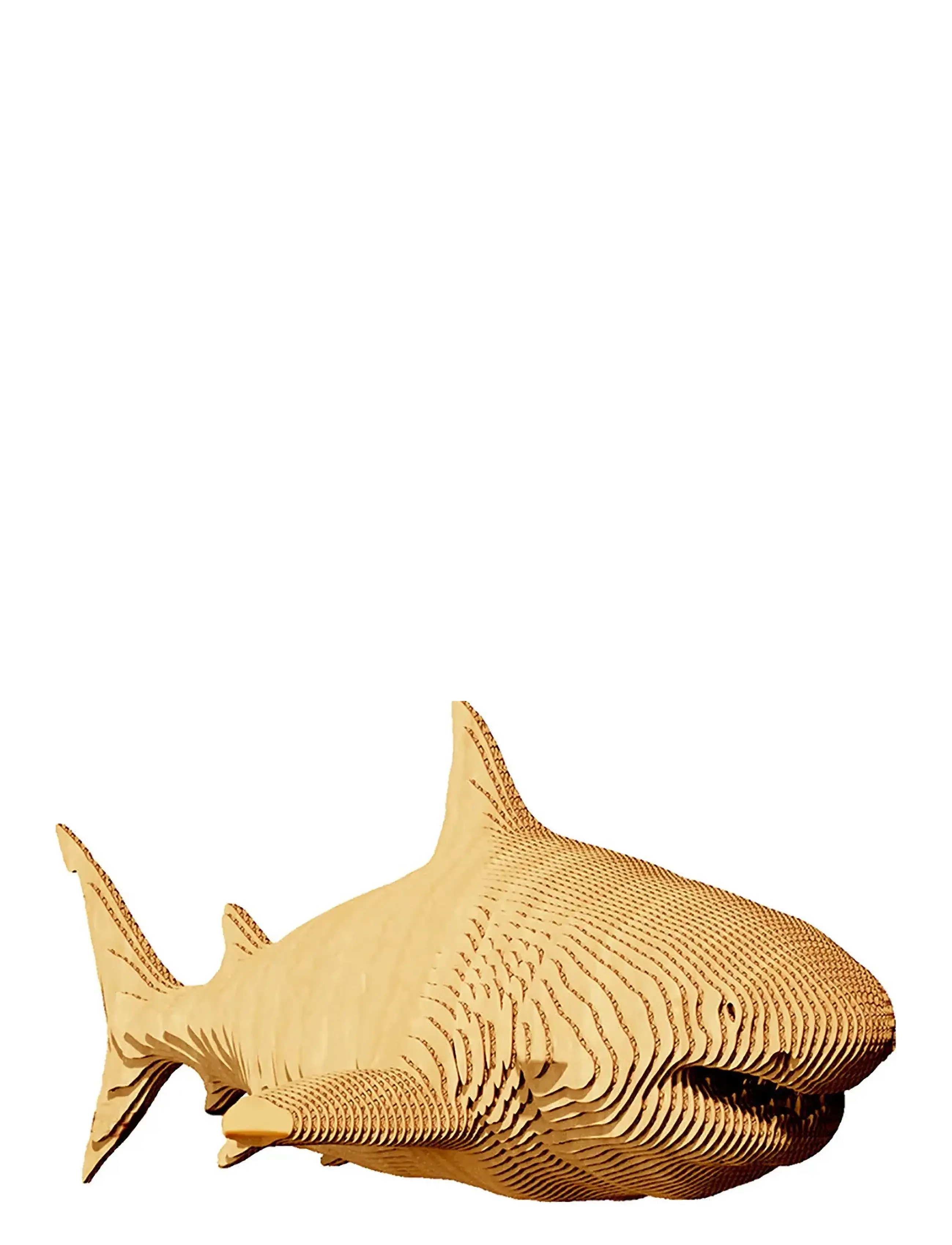 Cartonic - Cartonic 3D Pussel HAJ - träfigurer - brown - 4