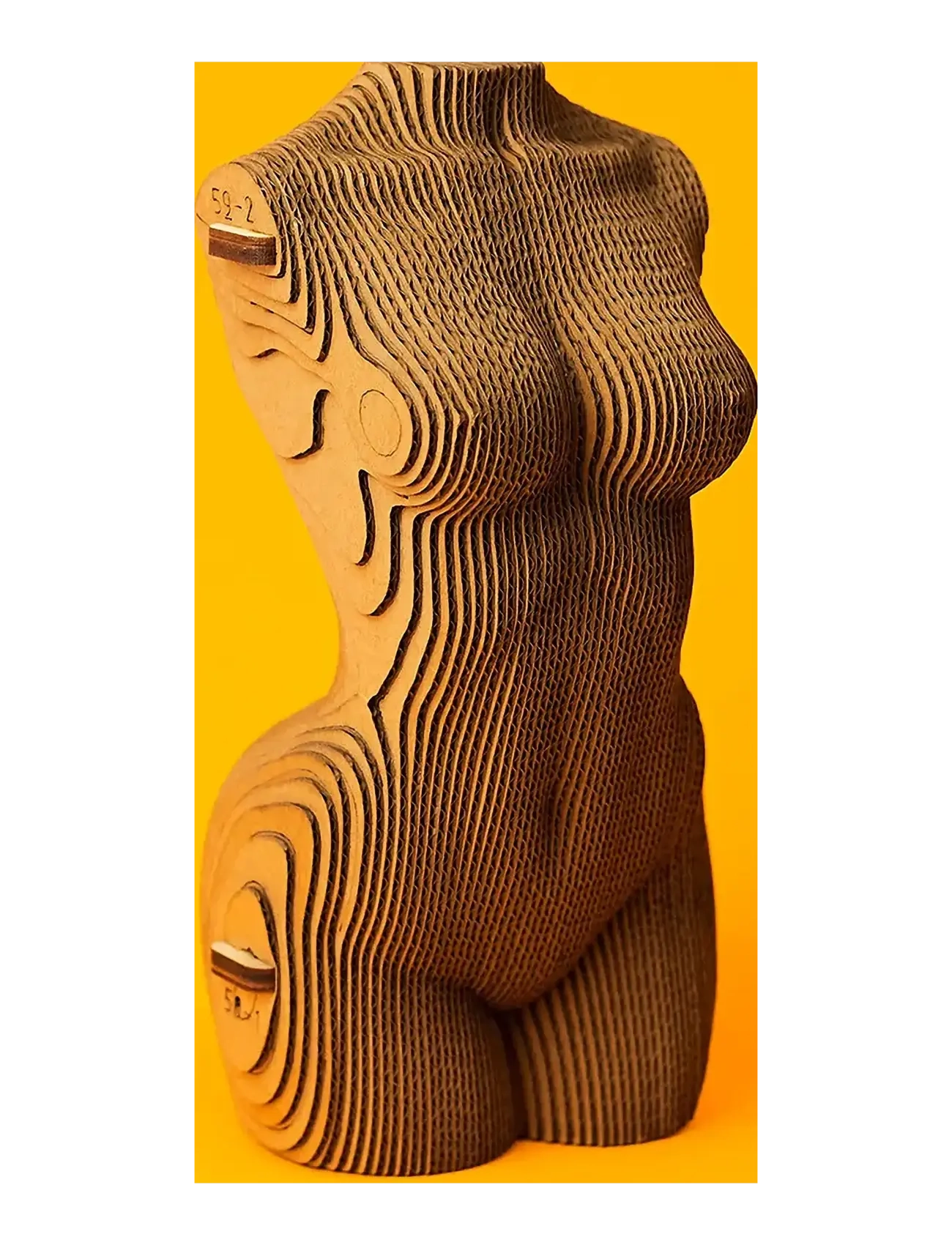 Cartonic - Cartonic 3D Puzzle FEMALE TORSO - wooden figures - brown - 5