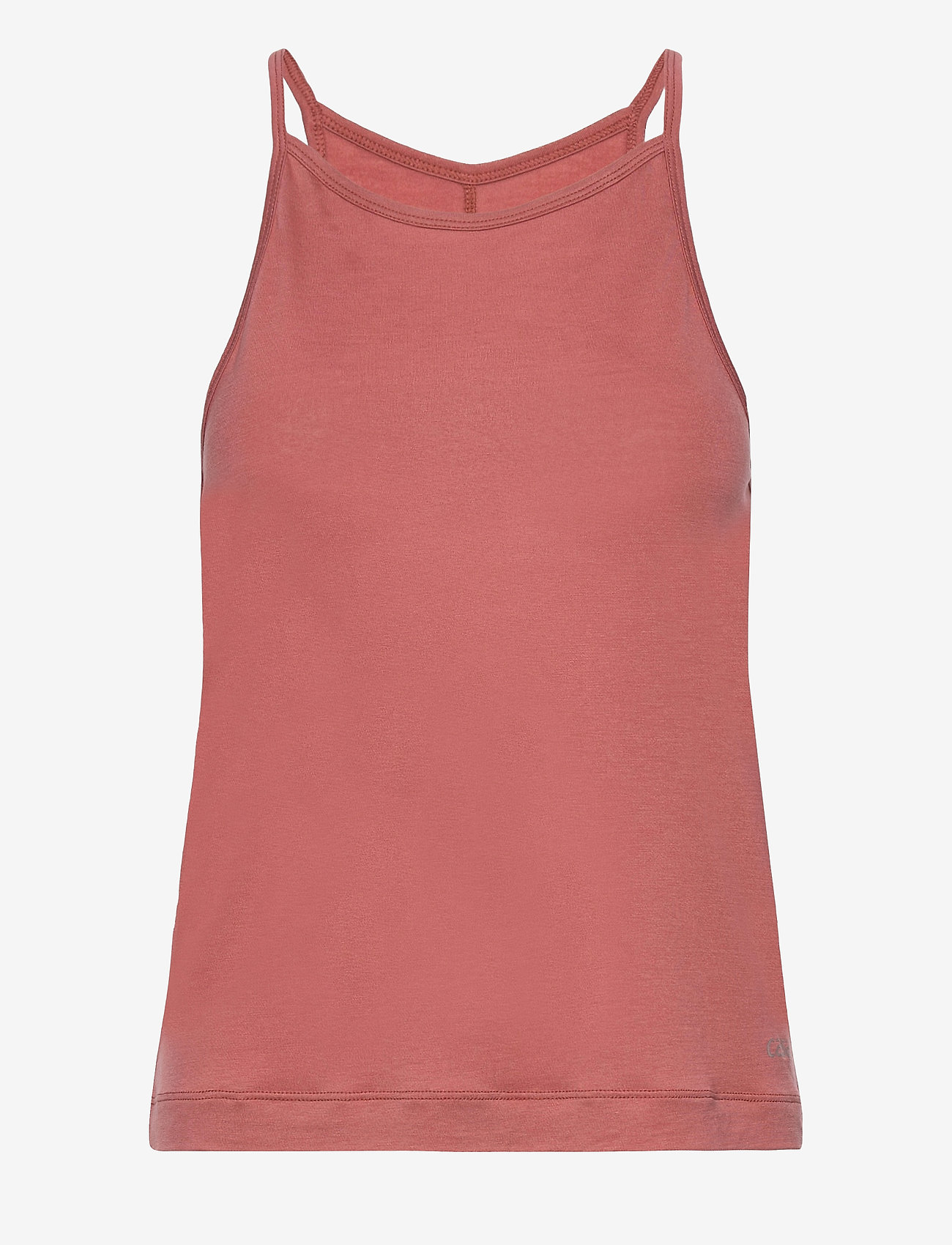Liquid Tencel Strap Tank - CALMING RED