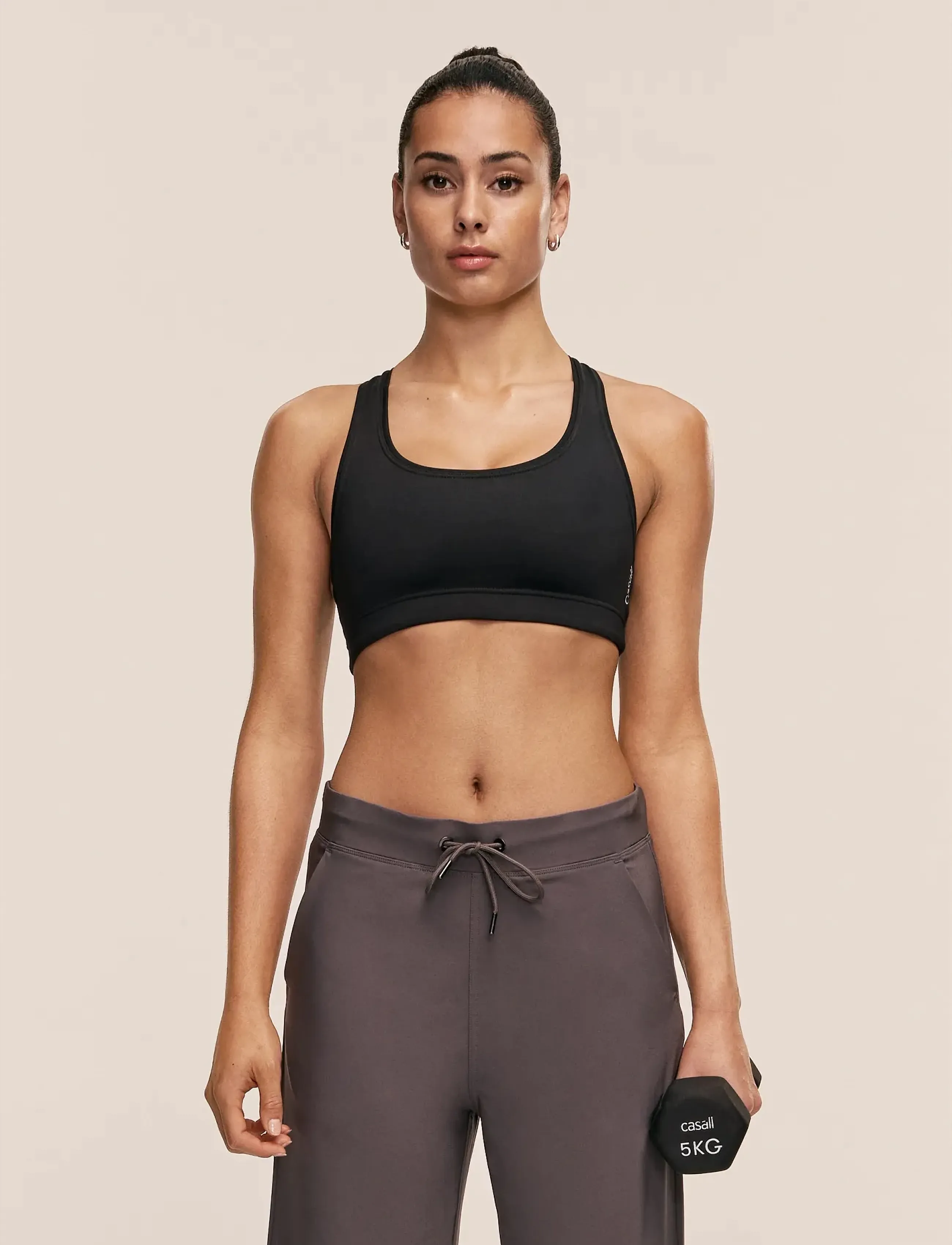 Casall Iconic Sports Bra, M/CD, Bras & Oberteile, Schwarz - All, Frauen