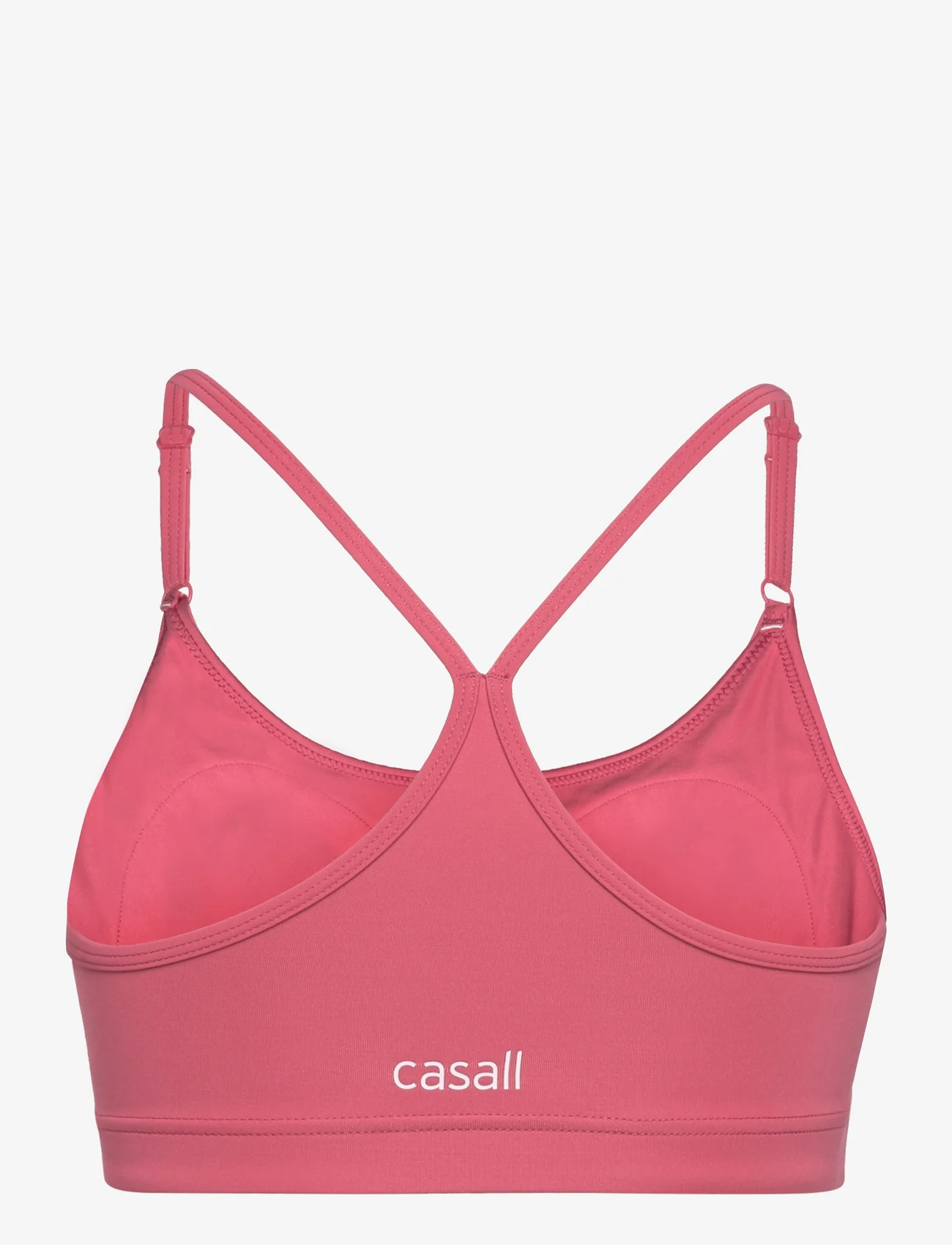 Casall - Strappy Sports Bra - sportinės liemenėlės: lengvai prilaikančios - raspberry - 1
