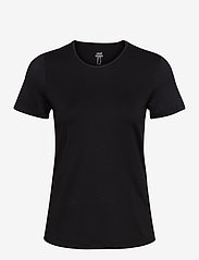 Casall - Essential Mesh Detail Tee - t-shirts - black - 1