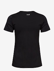 Casall - Essential Mesh Detail Tee - t-shirts - black - 2