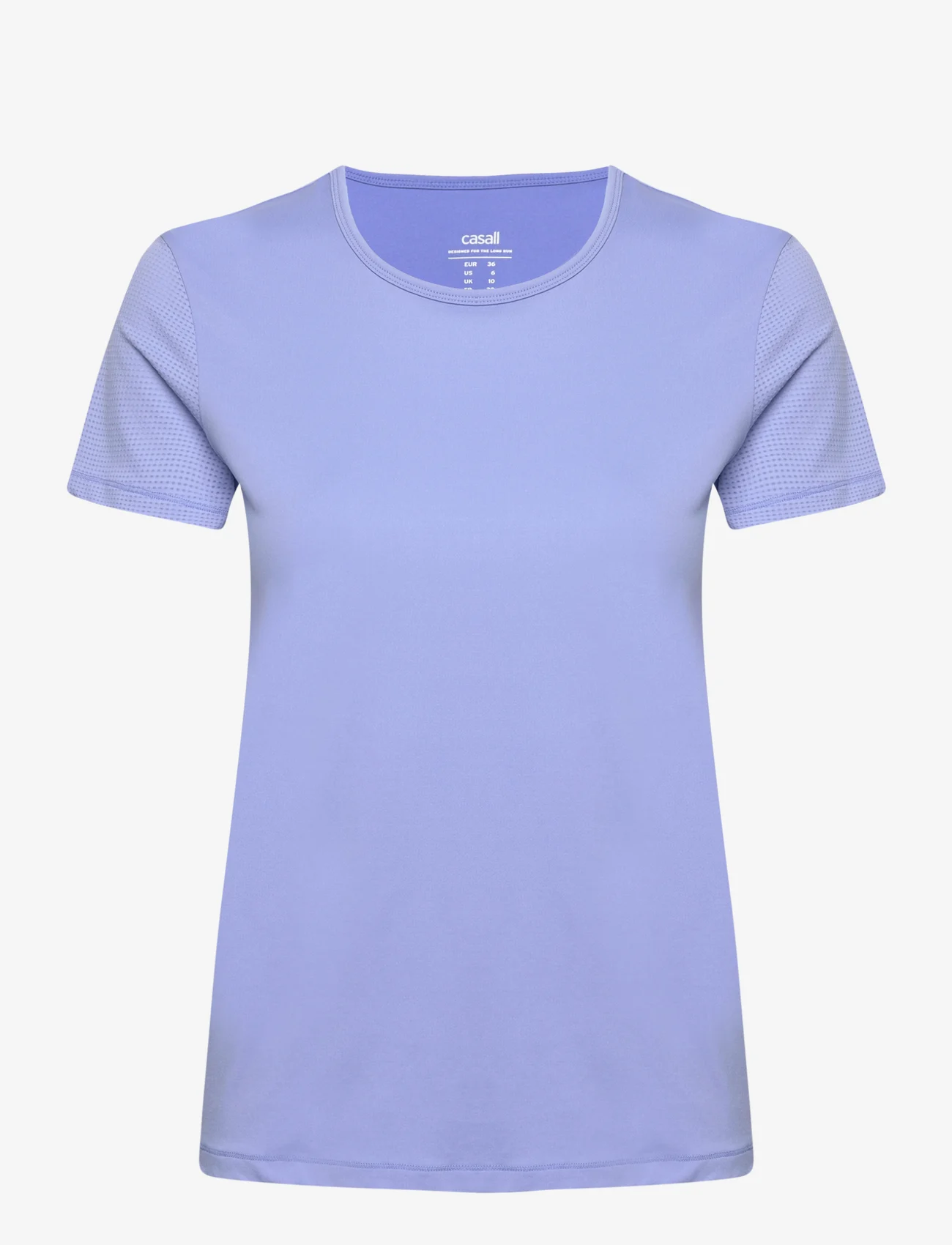 Casall - Essential Mesh Detail Tee - t-shirts - breeze blue - 0