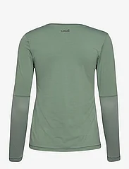 Casall - Essential Mesh Detail Long Sleeve - långärmade tröjor - dusty green - 1