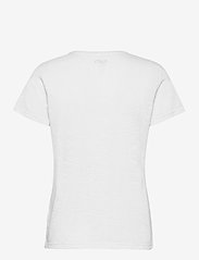 Casall - Texture Tee - t-shirts - white - 1