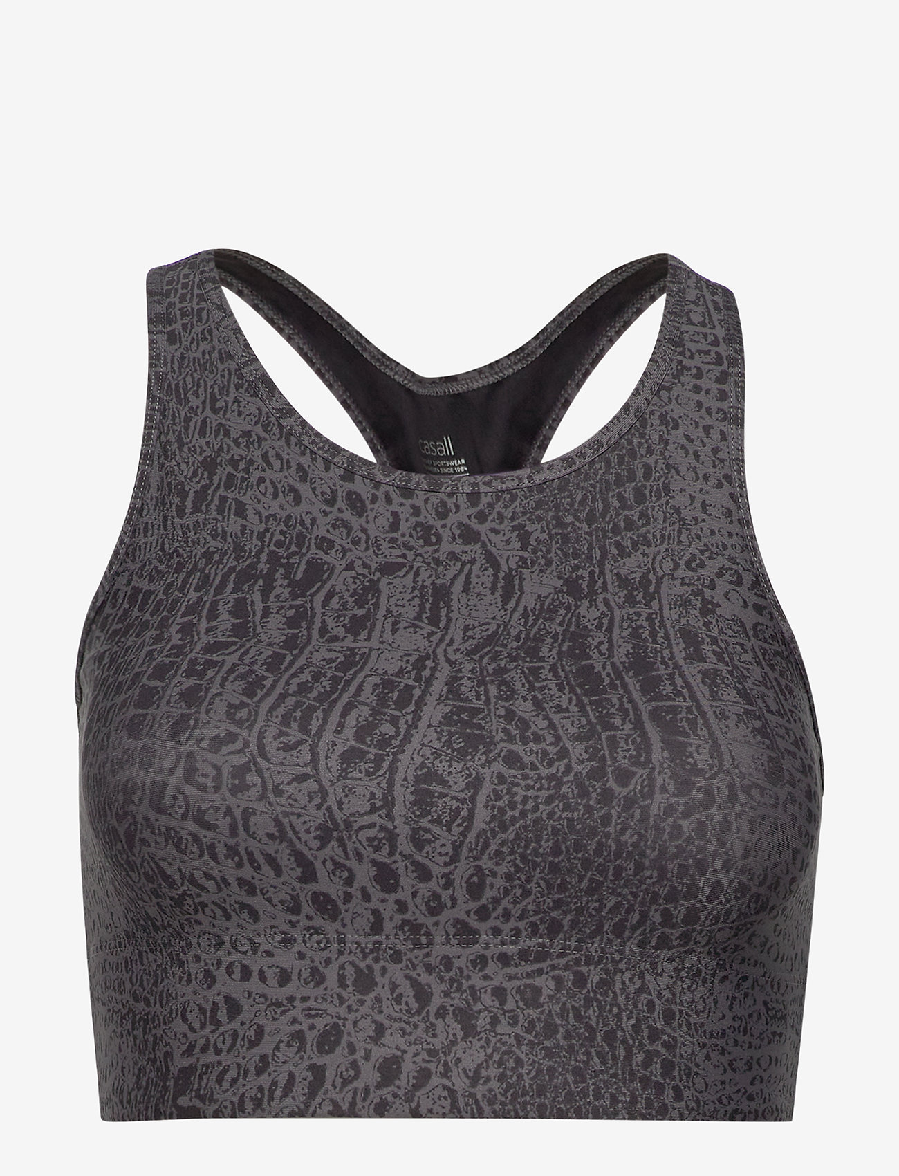 Casall - Croco Sport Top - grey croco - 0