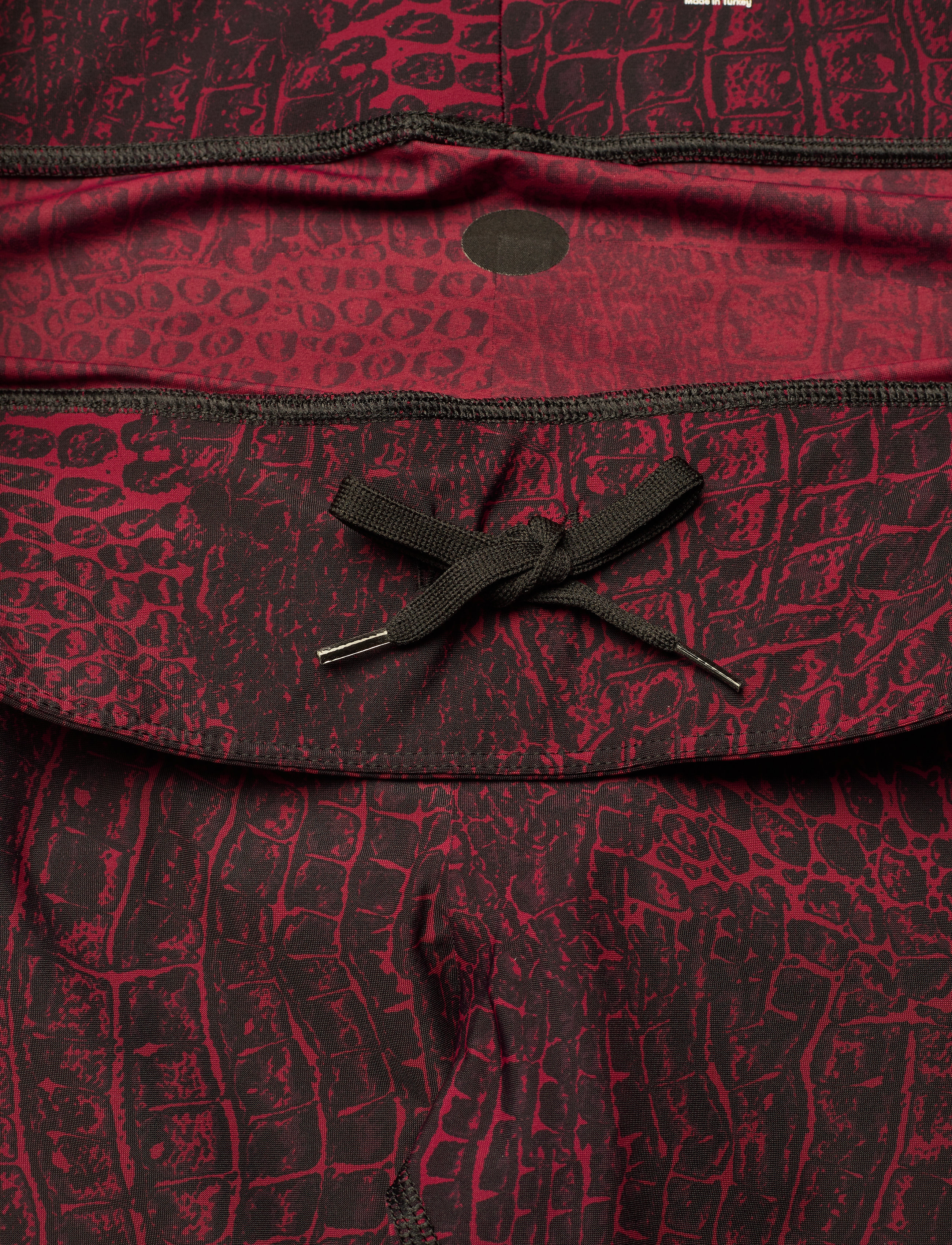 Casall - Sculpture Alligator Tights - red alligator - 4