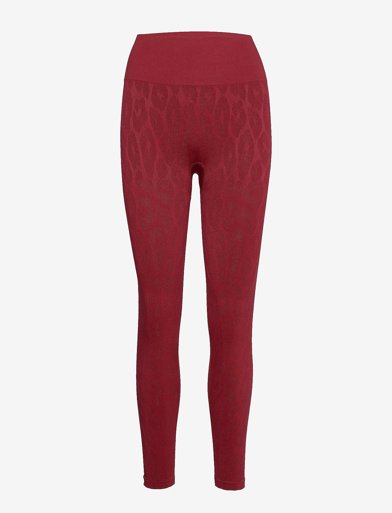 Seamless Leo Tights - MOVING RED