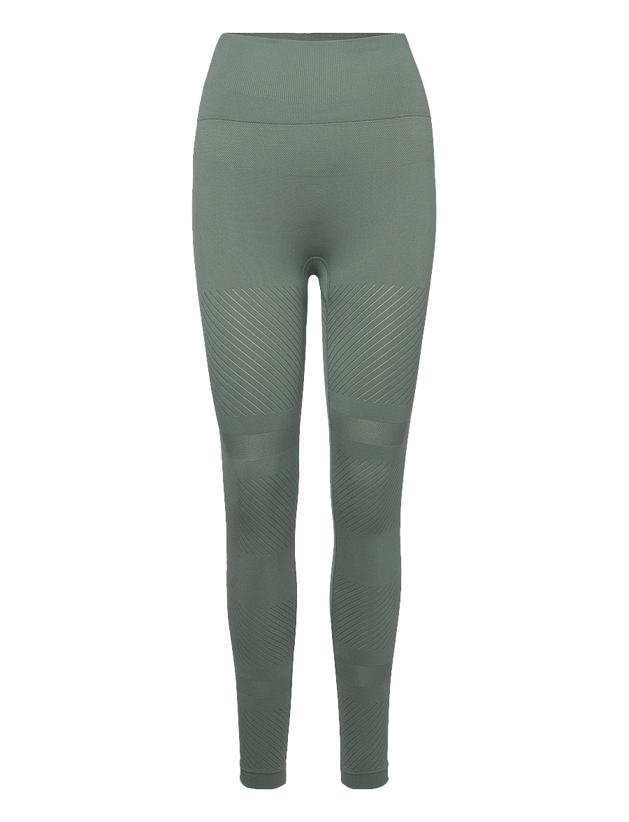 Casall - Essential Block Seamless High Waist Tights - dusty green - 1