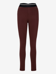 Lux Sport 7/8 Tights - MAHOGANY RED