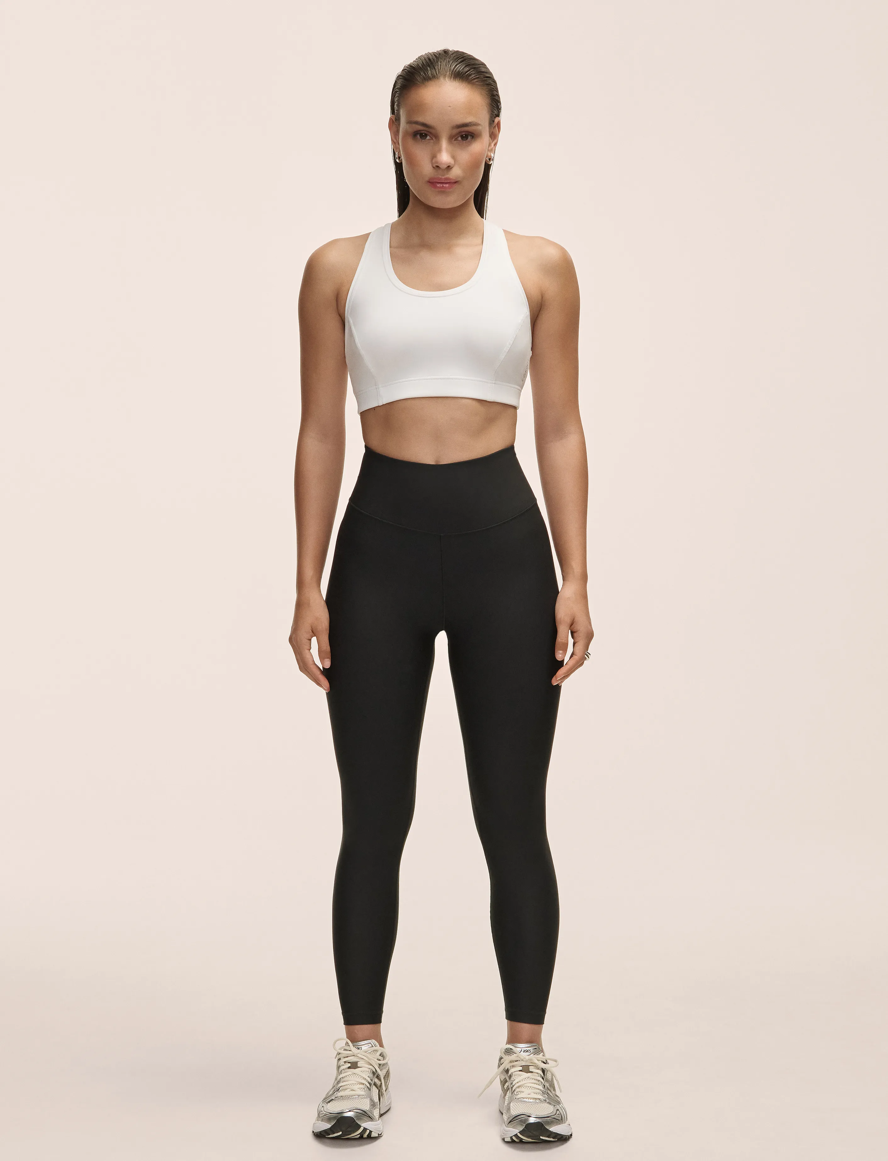 Casall Graphic High Waist Tights, 36, Sport, Schwarz - Running-training Frauen