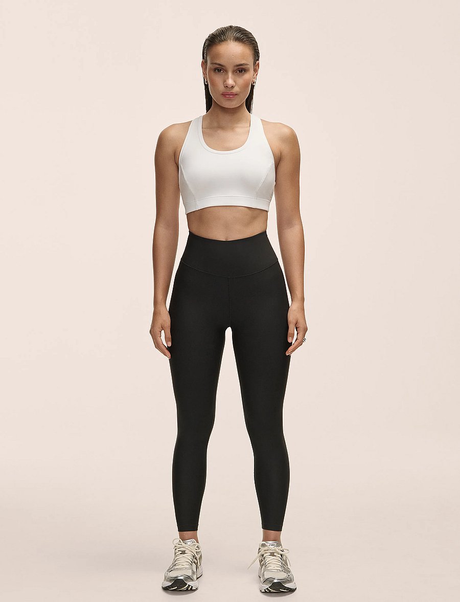 Casall - Graphic High Waist Tights - 7/8 länge - black - 0