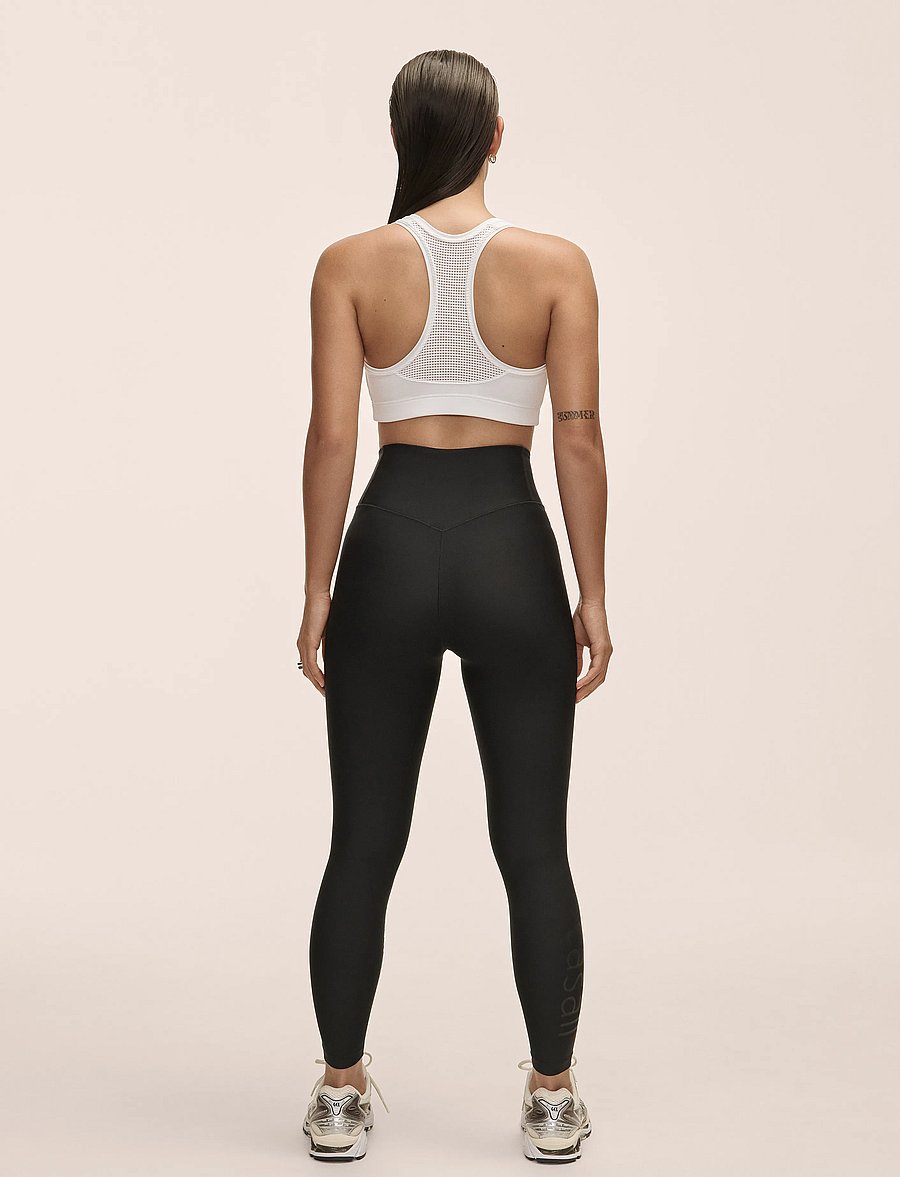 Casall - Graphic High Waist Tights - 7/8 länge - black - 3