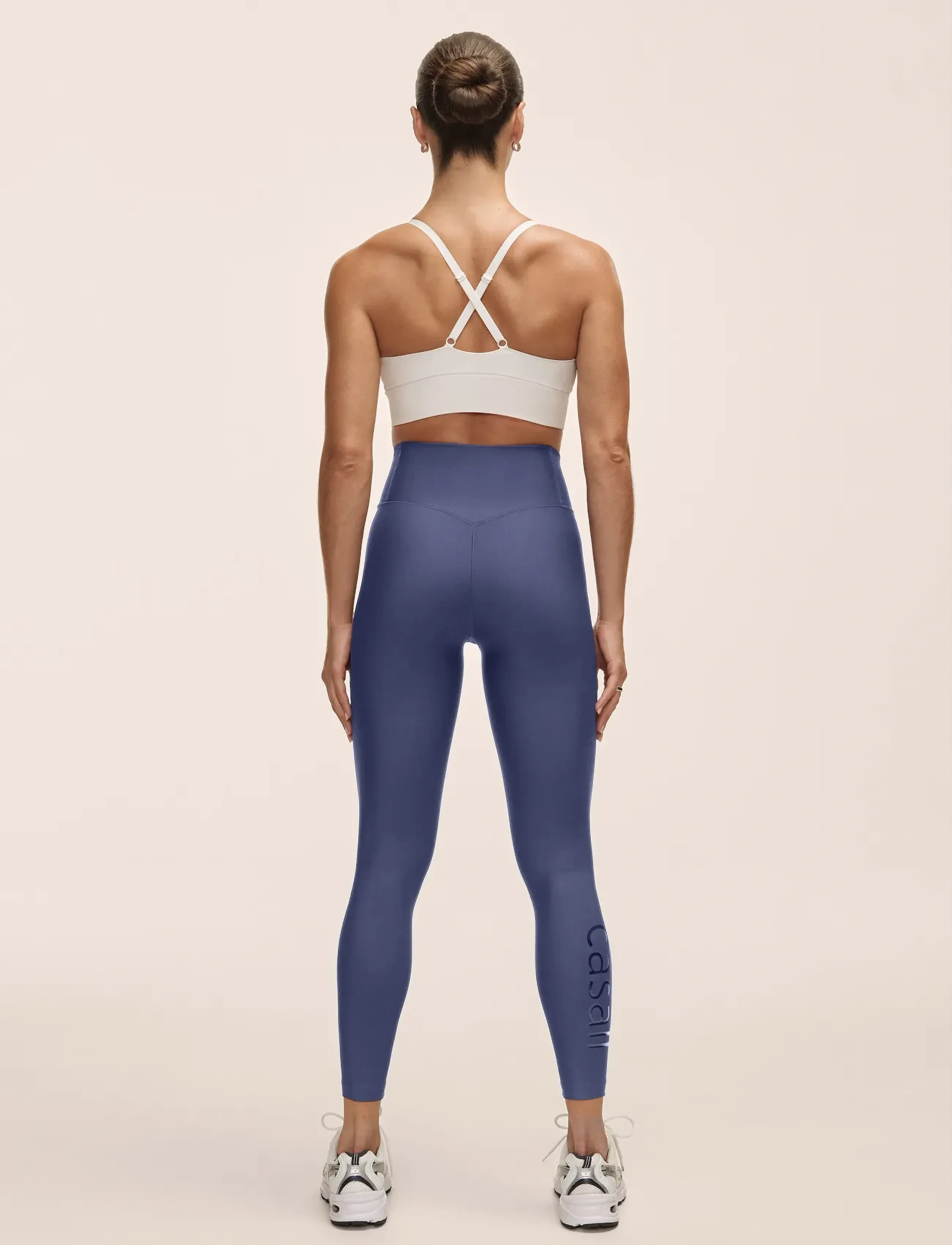 Casall - Graphic High Waist Tights - training tights - blue shadow - 2