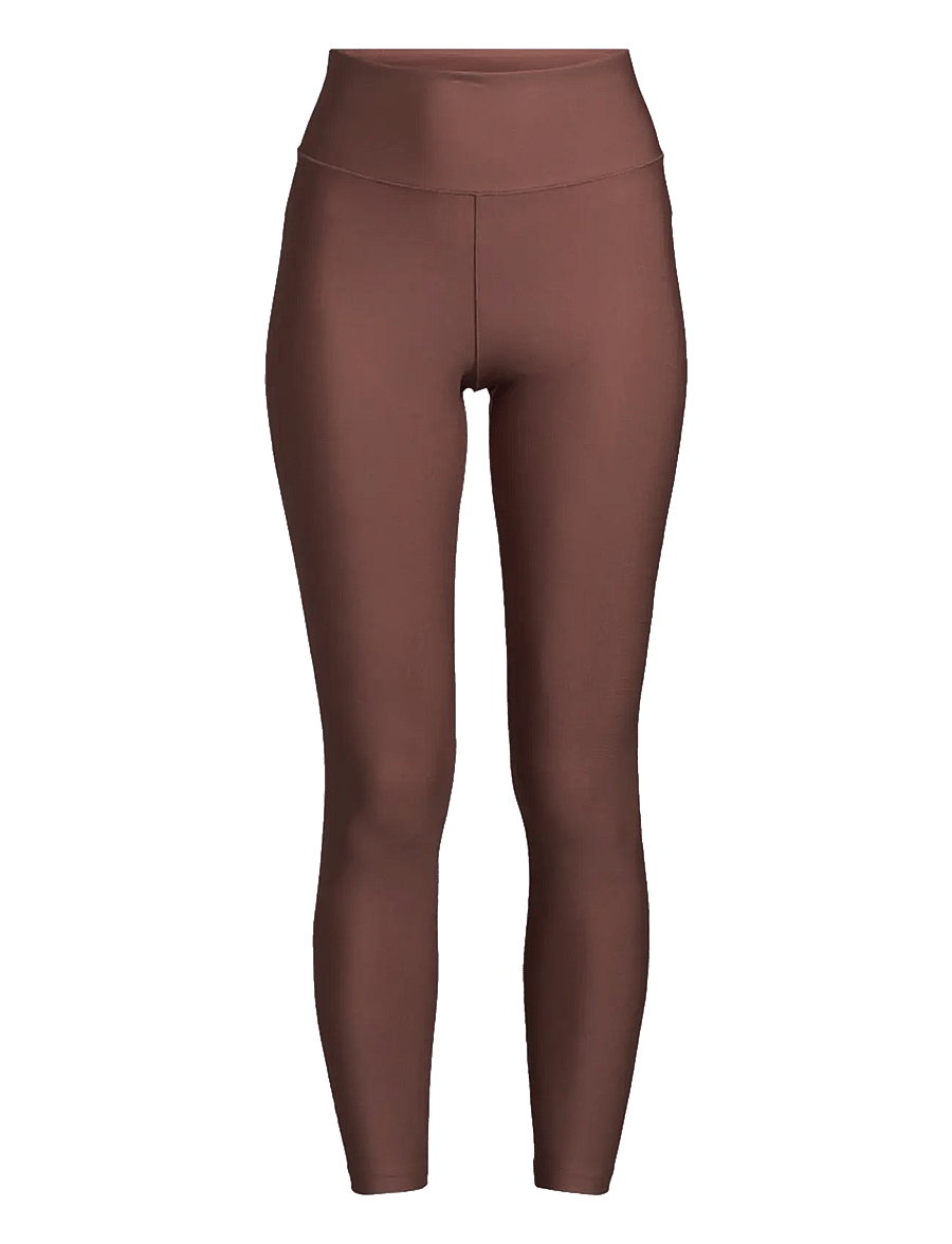 Casall - Graphic High Waist Tights - 7/8 länge - dark brown - 0