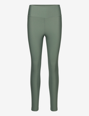Graphic High Waist Tights - DUSTY GREEN
