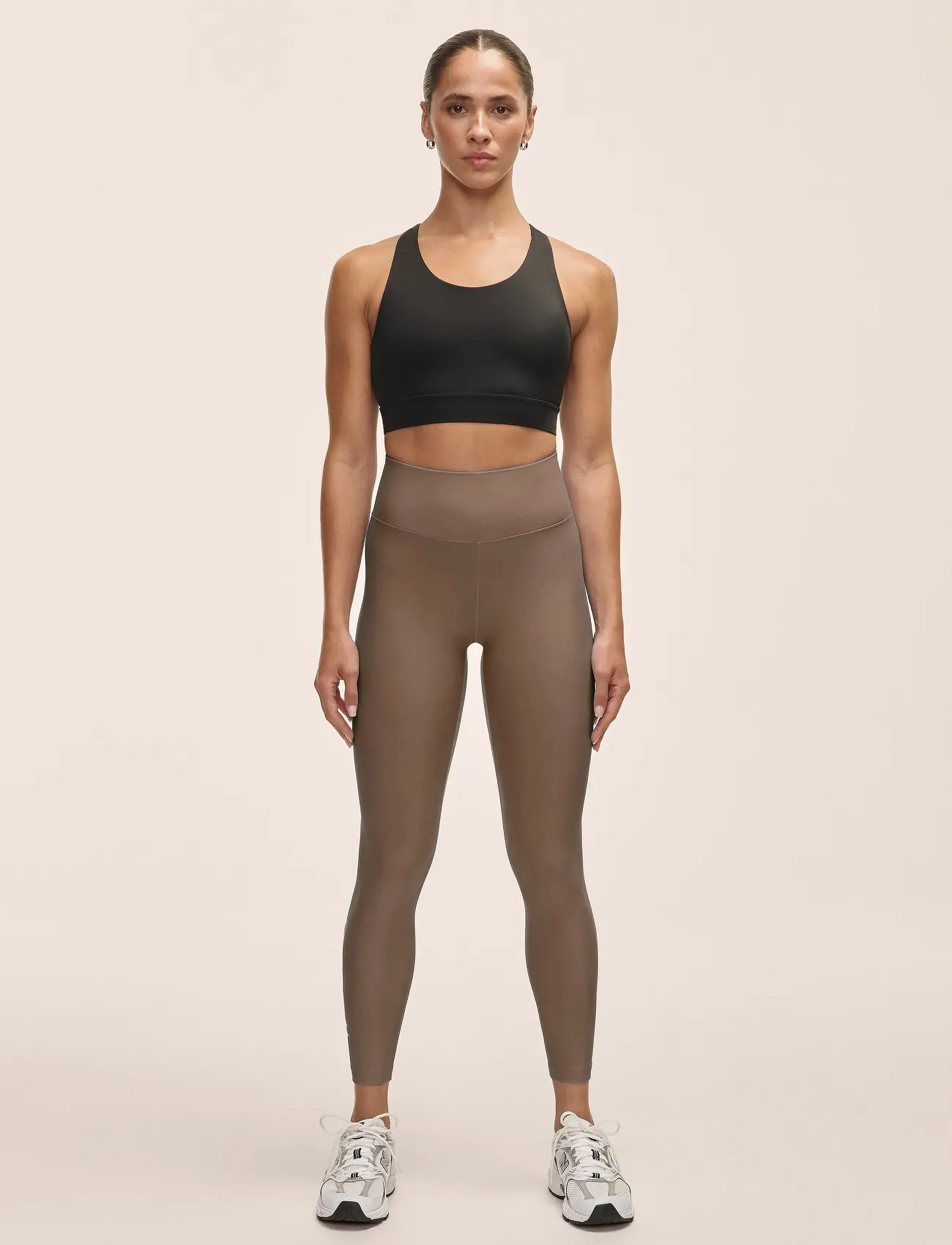 Casall Graphic High Waist Tights, 44, Sport, Khakigrün - Running-training Frauen